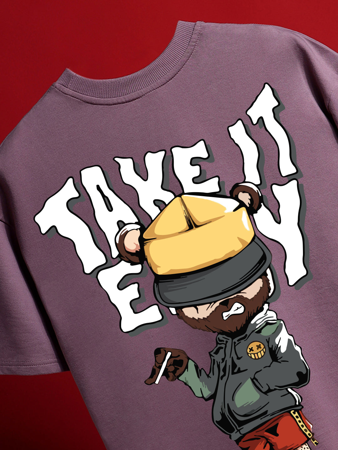 Take It Easy Oversized Fit T-Shirt