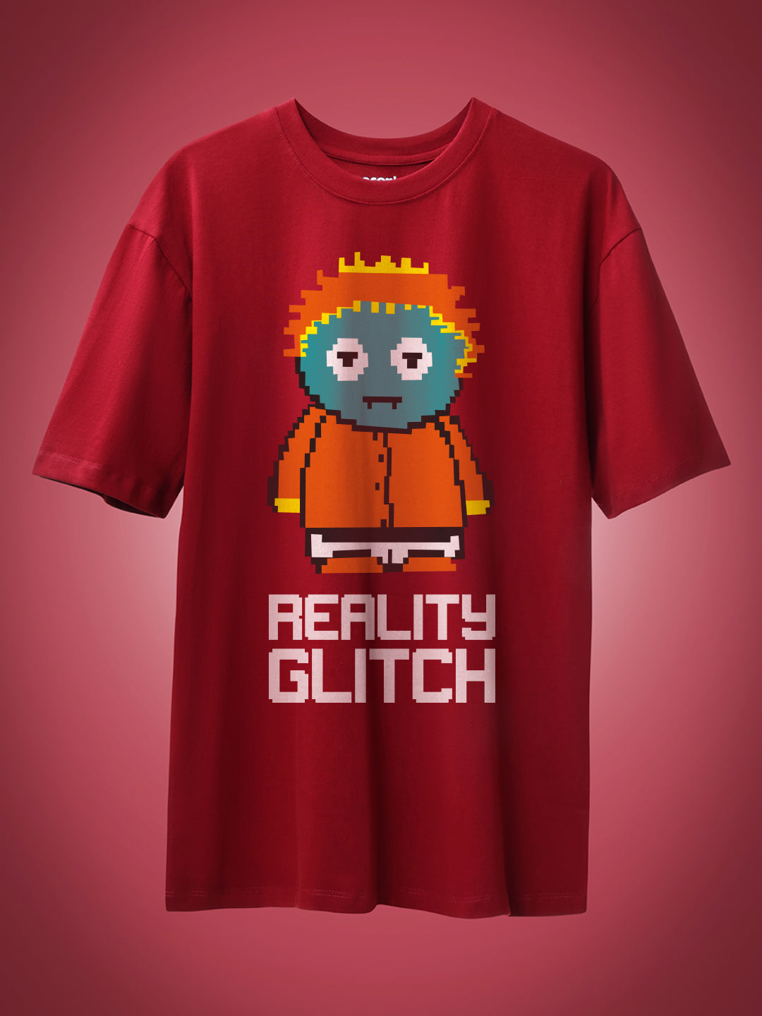 Reality Glitch Oversized Fit T-Shirt