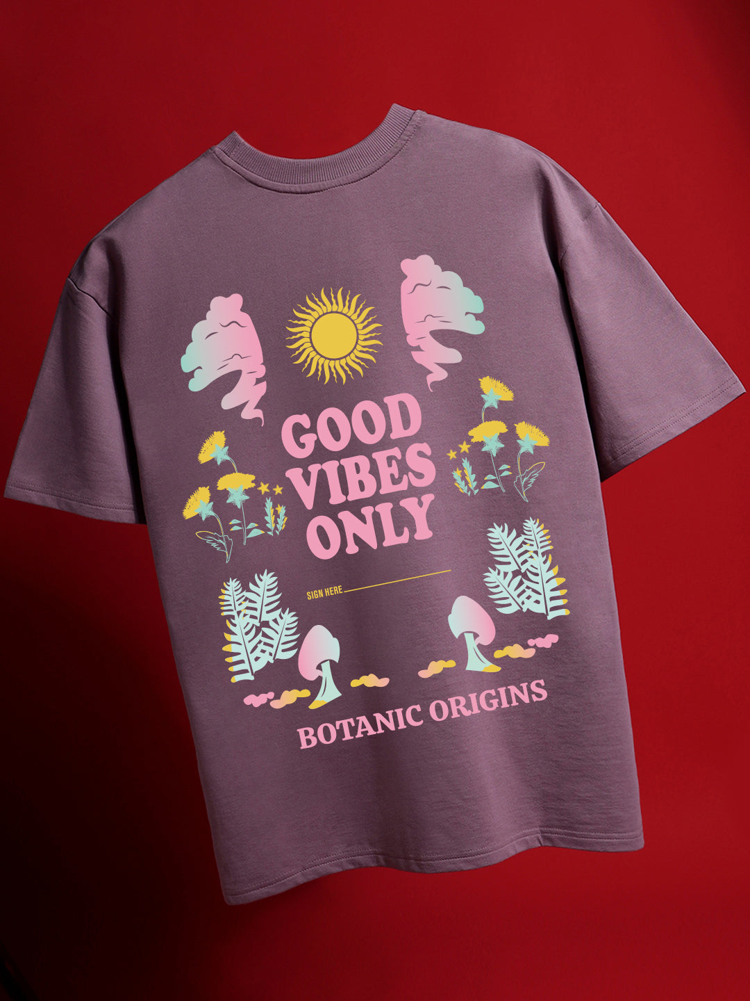 Good Vibes Only Oversized T-Shirt