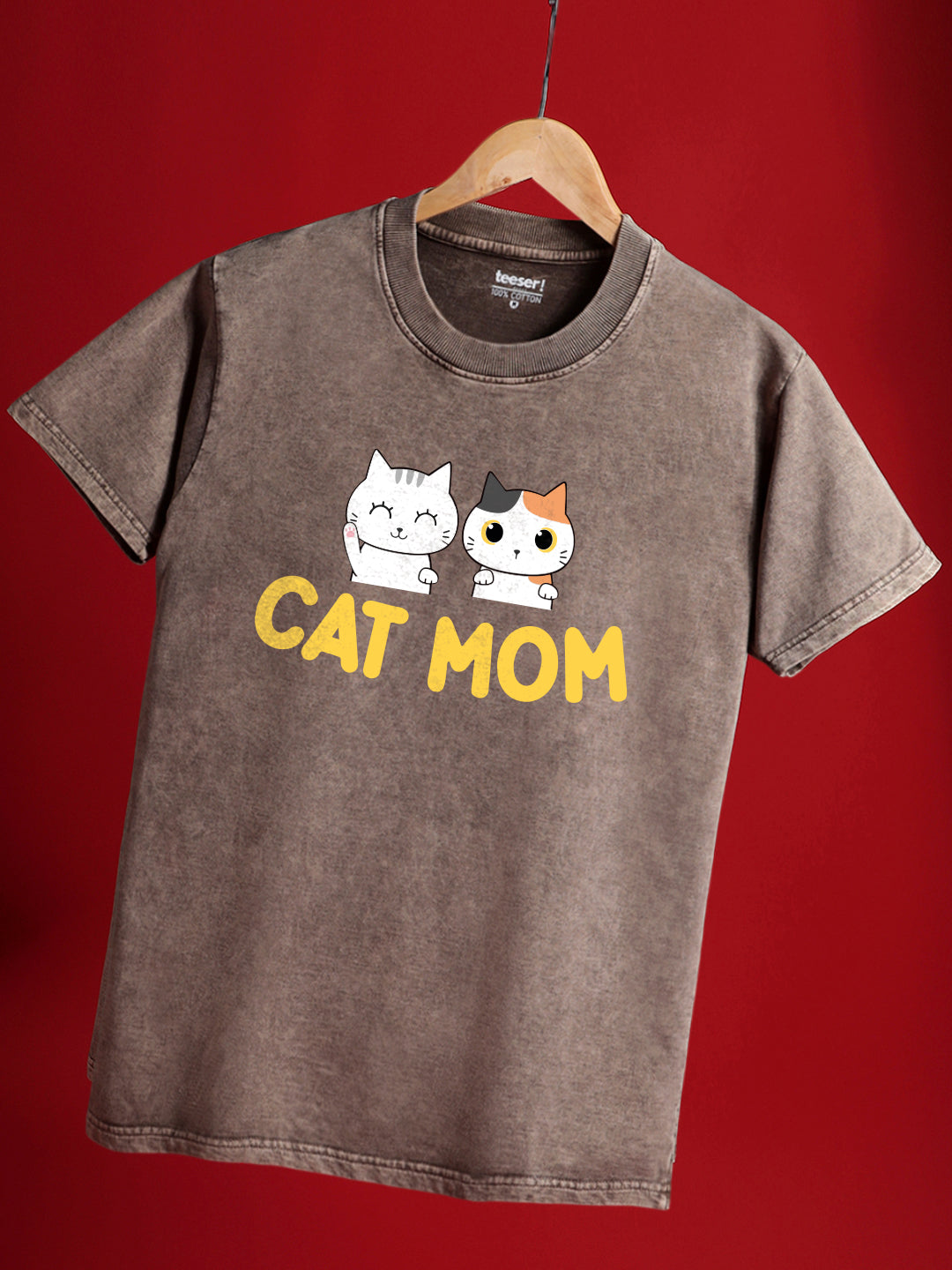 Cat Mom Regular Fit T-Shirt