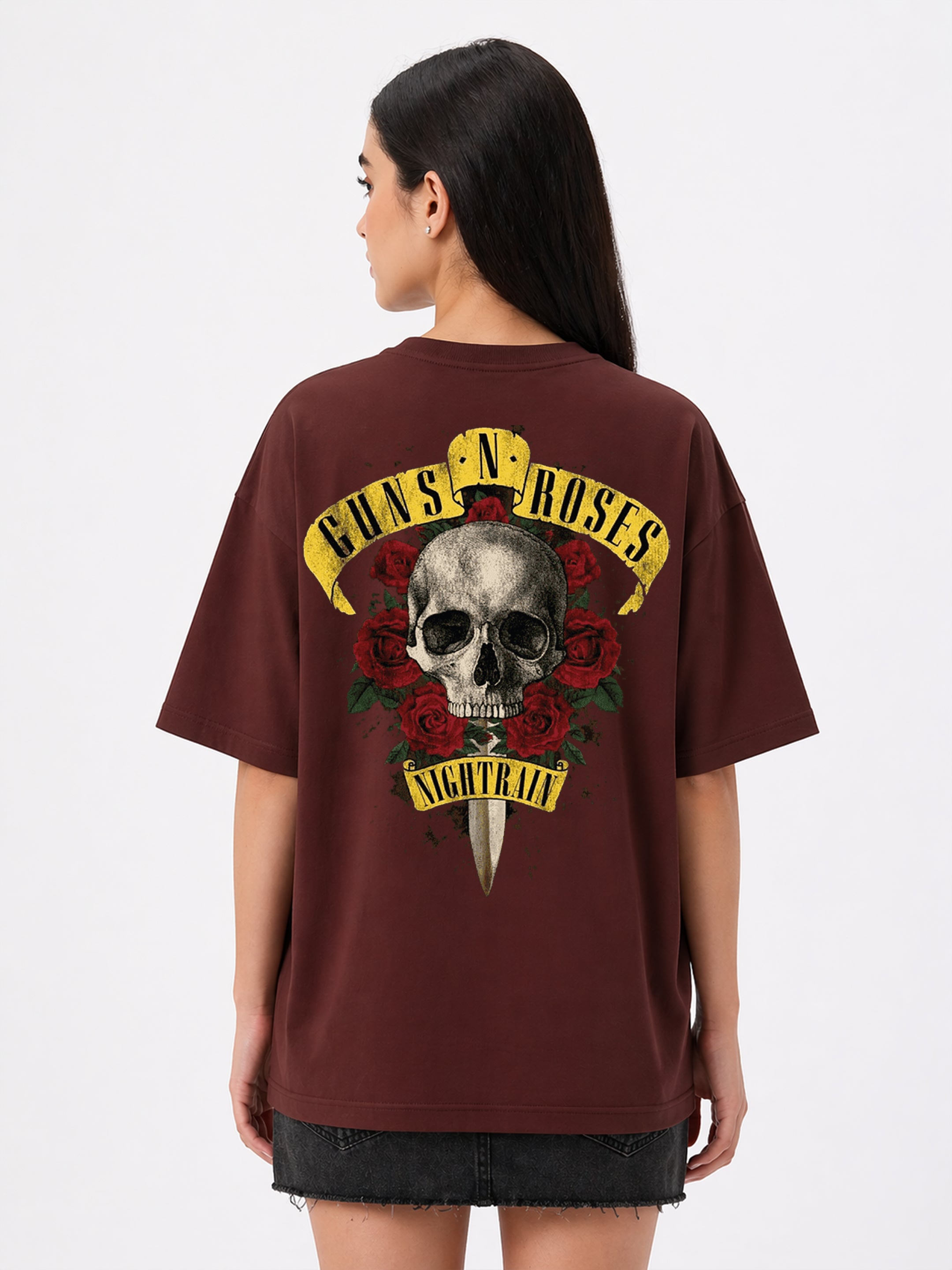 Guns N Roses Oversize T-Shirt For Women