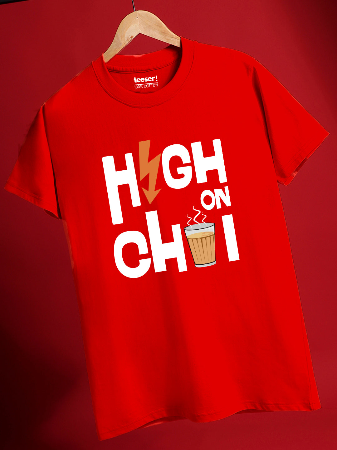 High On Chai Regular Fit T-Shirt