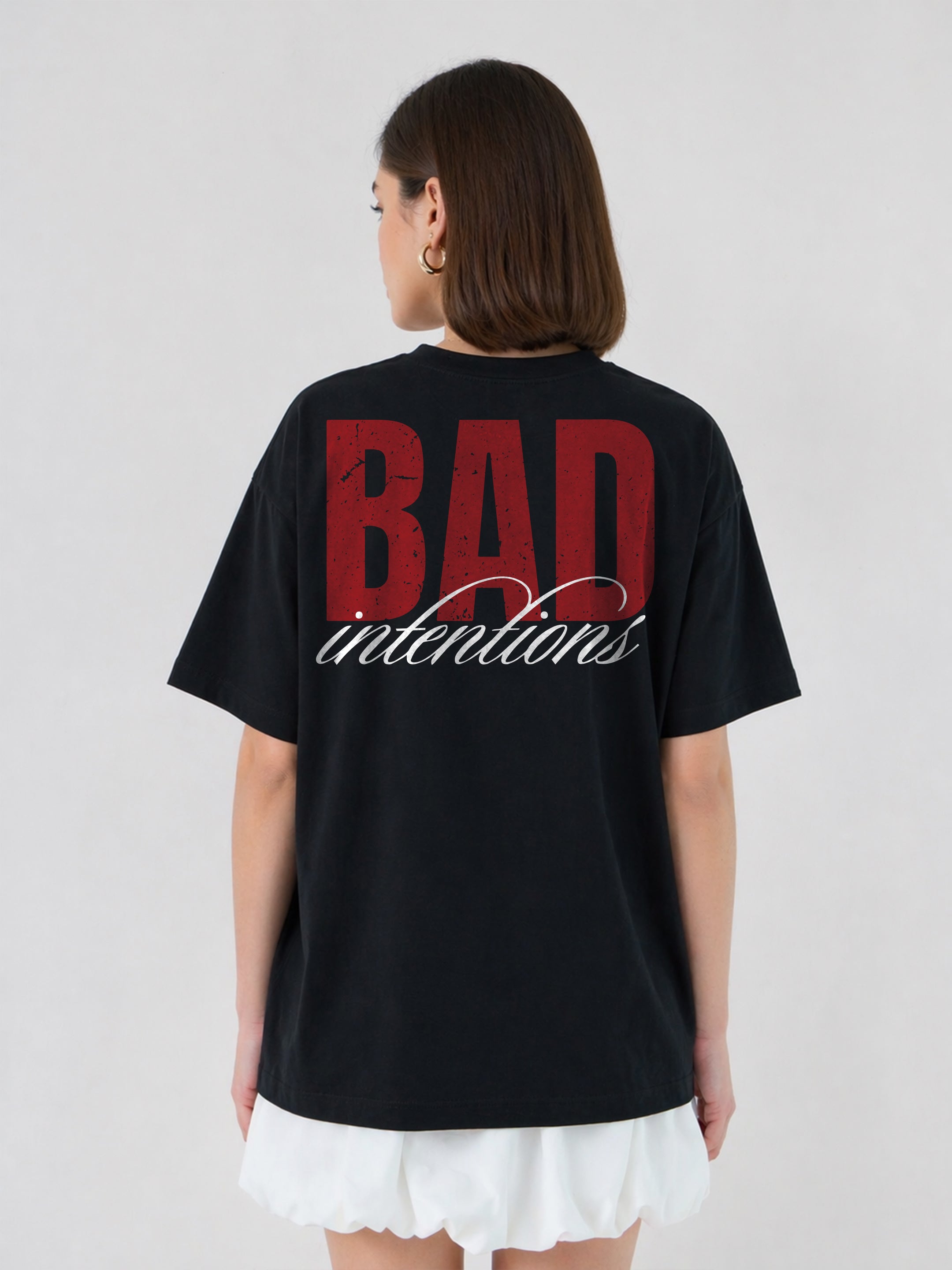 Bad Intentions Oversized Fit T-Shirt For Women