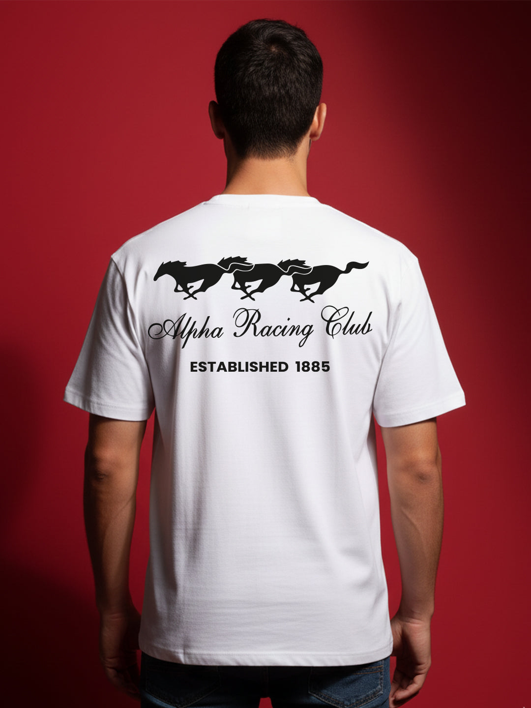 Alpha Racing Club Oversized Fit T-Shirt