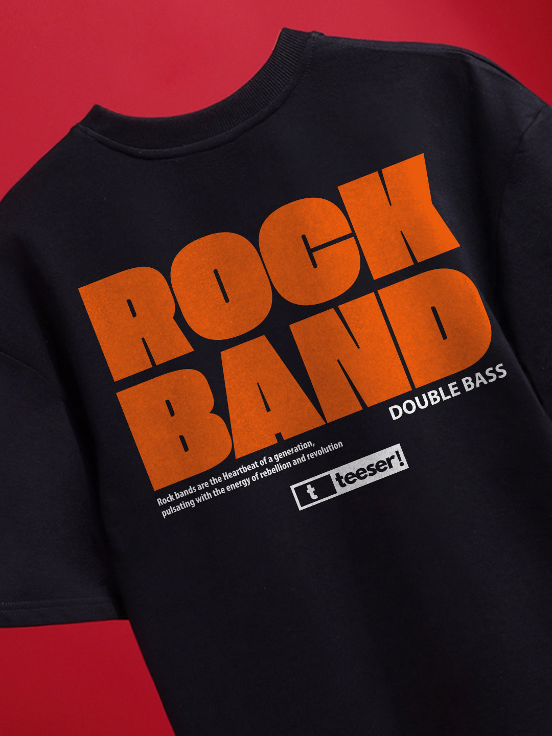 Rock Band Oversized Fit T-Shirt