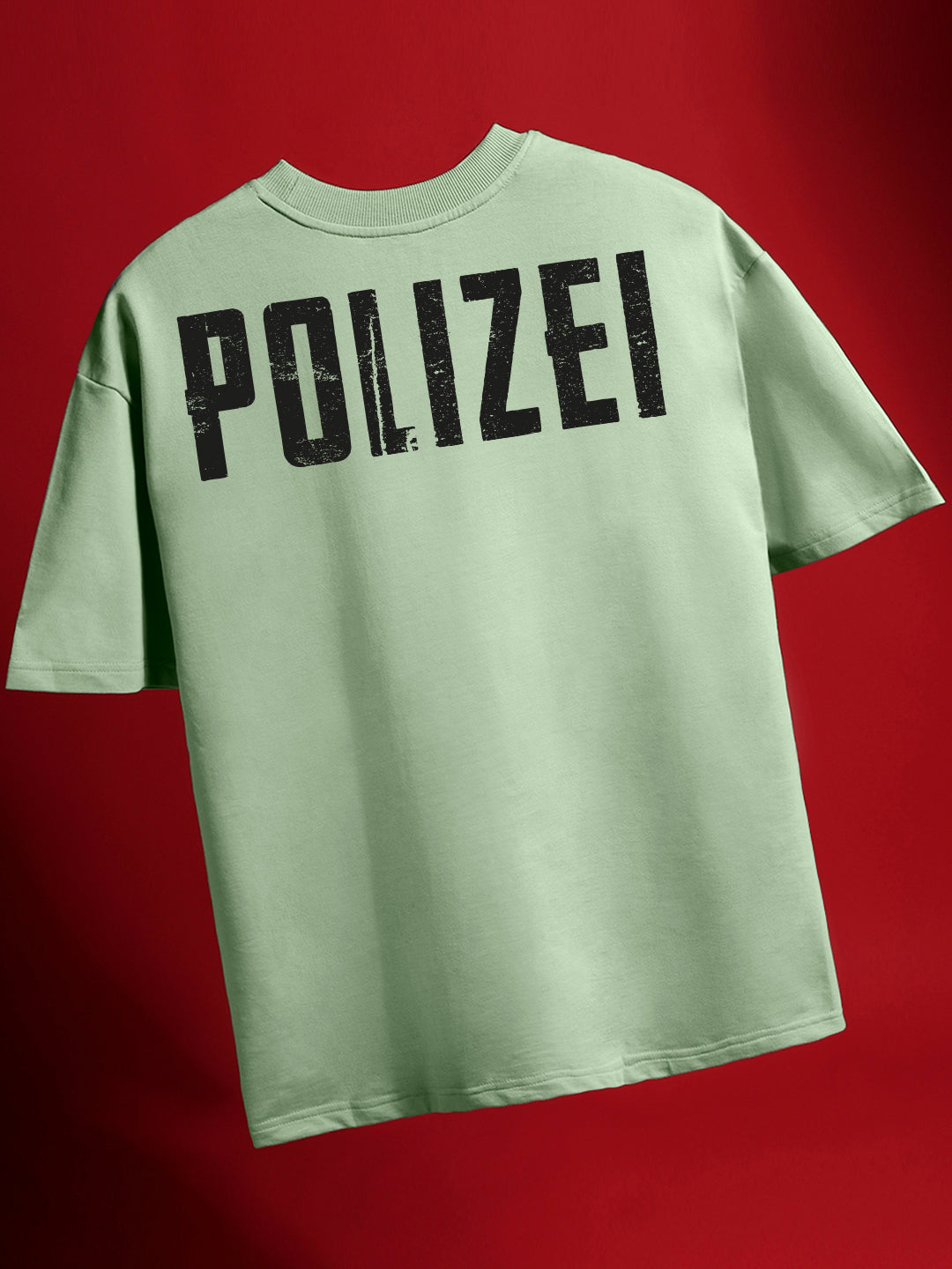 Polizei Oversized Fit T-Shirt