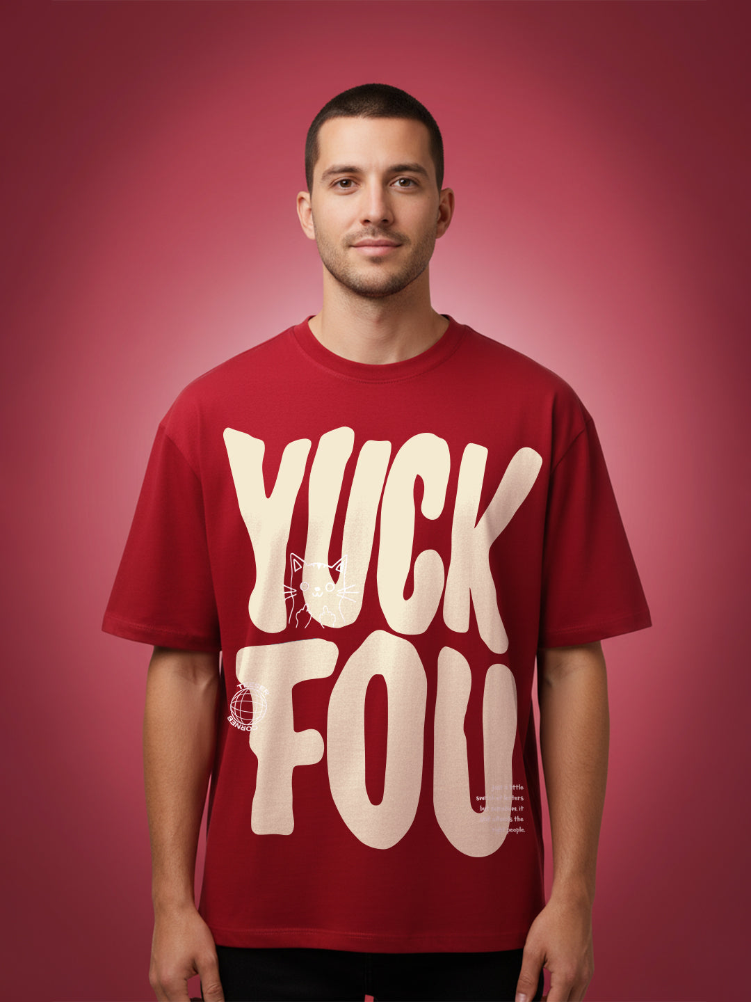 Yuck Fou Oversized Fit T-Shirt