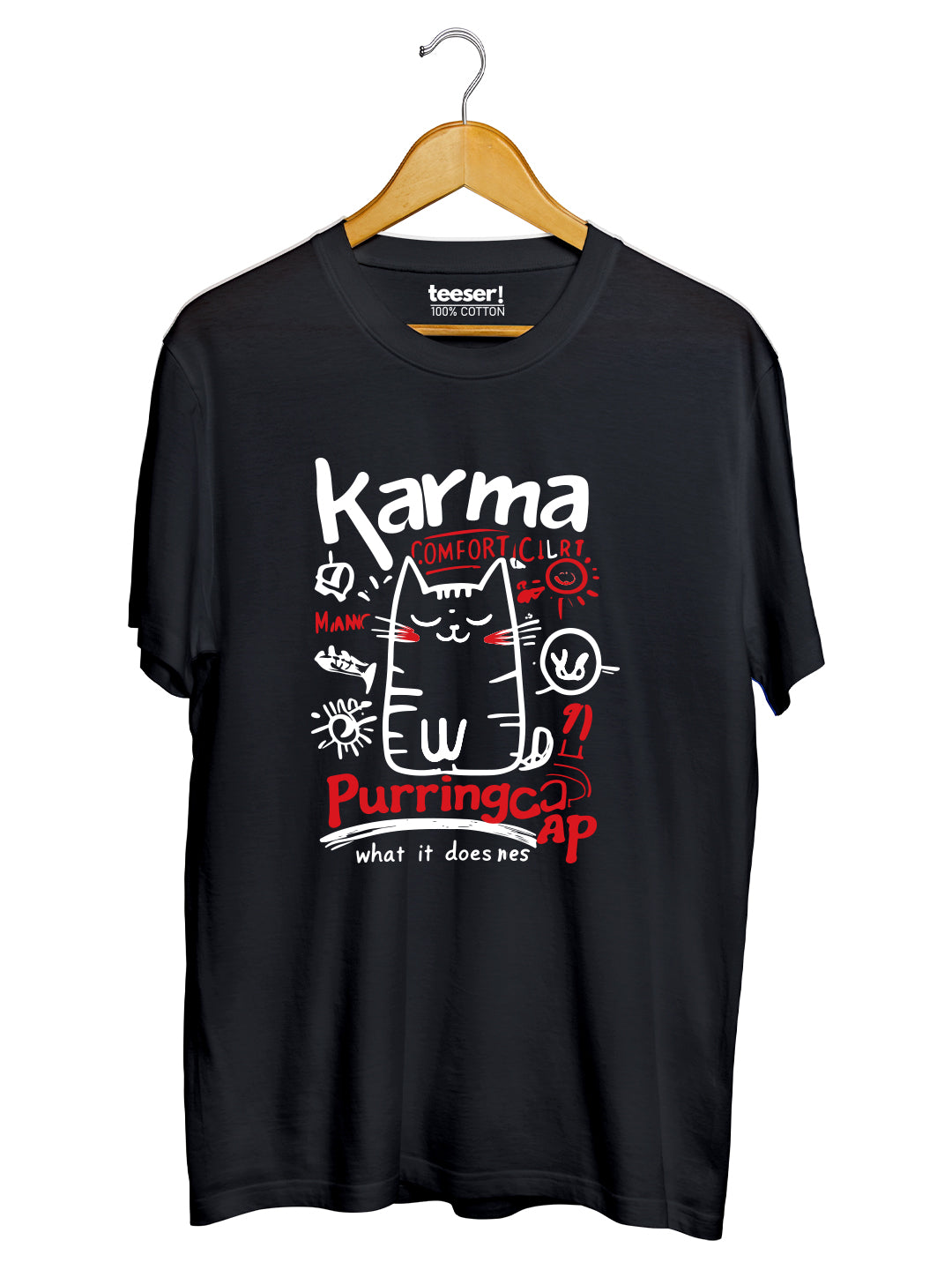 Karma What It Does Regular Fit T-Shirt