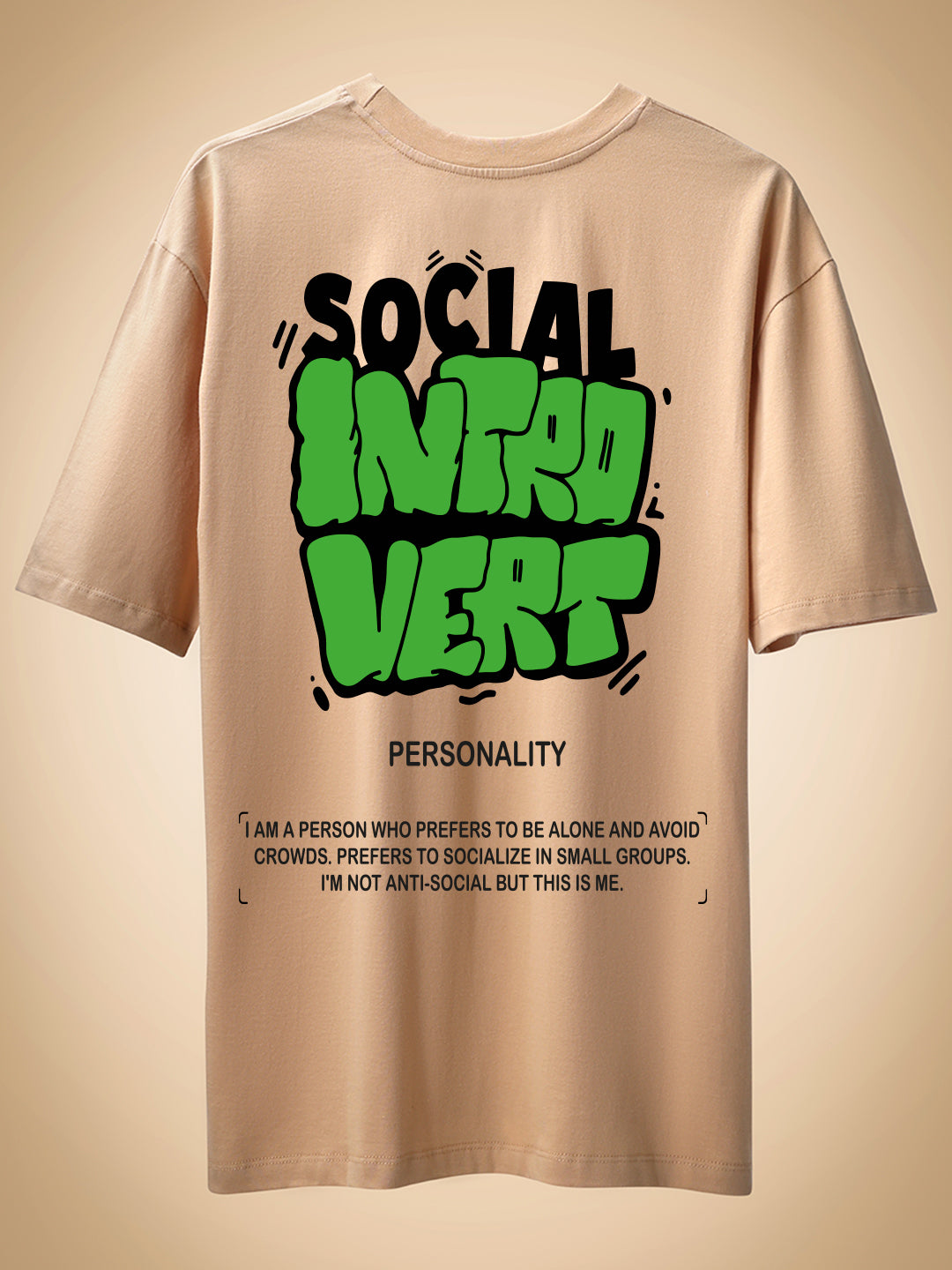 Introvert Oversized Fit T-Shirt