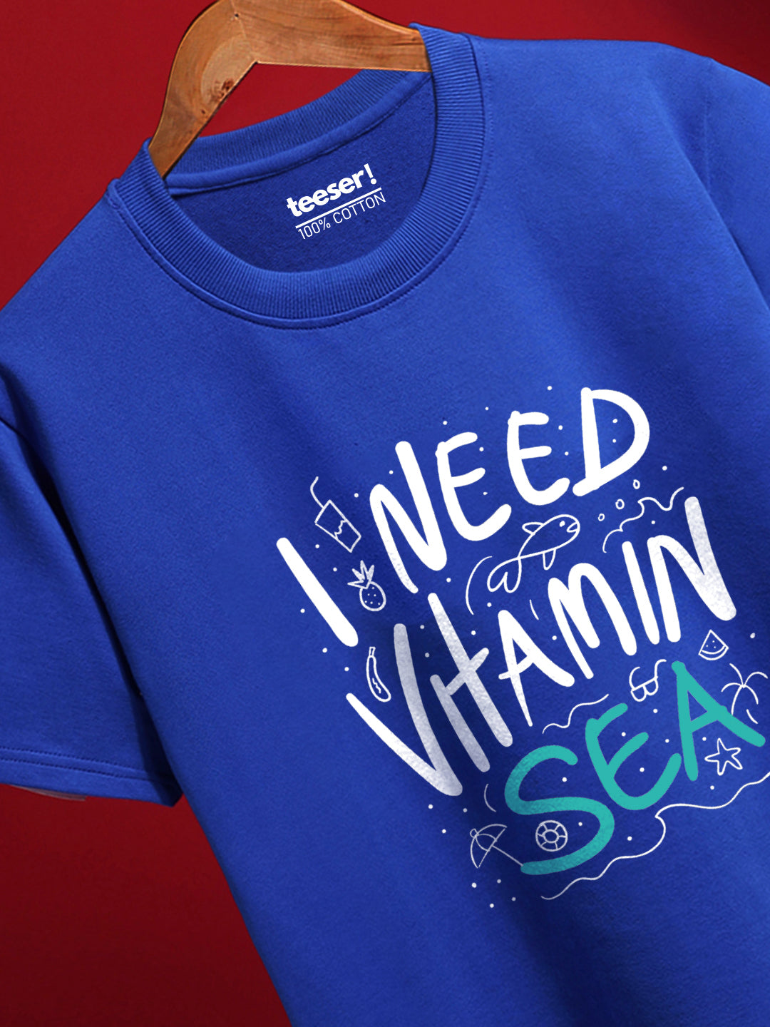 I Need Vitamin Sea Regular Fit T-Shirt