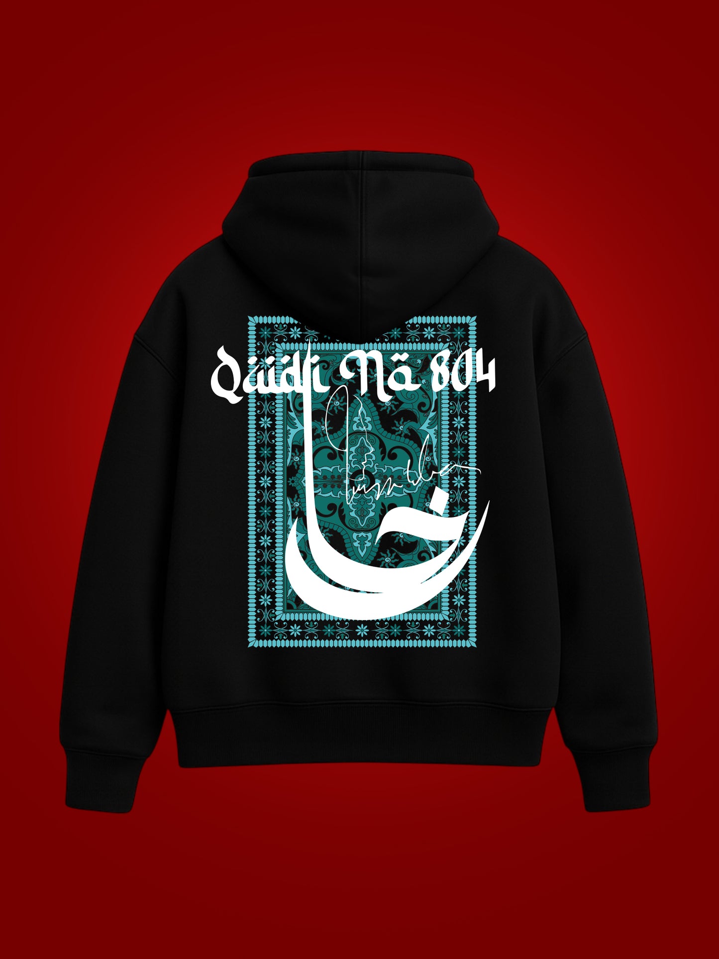 Qaidi No 804 Oversized Graphic Hoodie