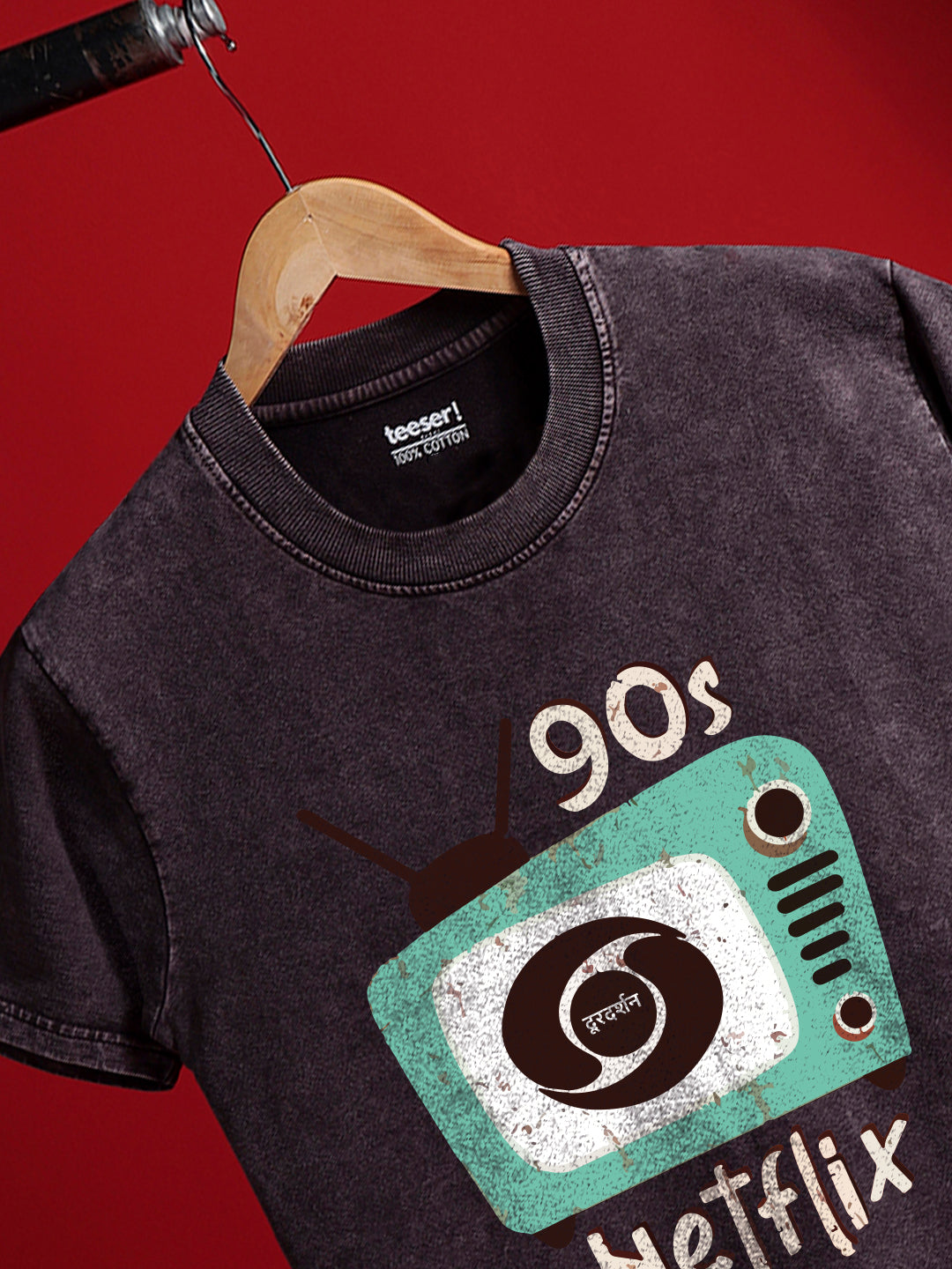 90s Netflix Regular Crew Neck T-Shirt