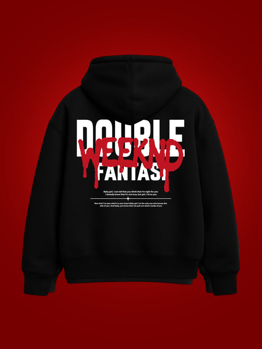 Weekend Oversized Graphic Hoodie