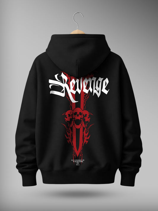 Revenge Drop Shoulder Graphic Hoodie