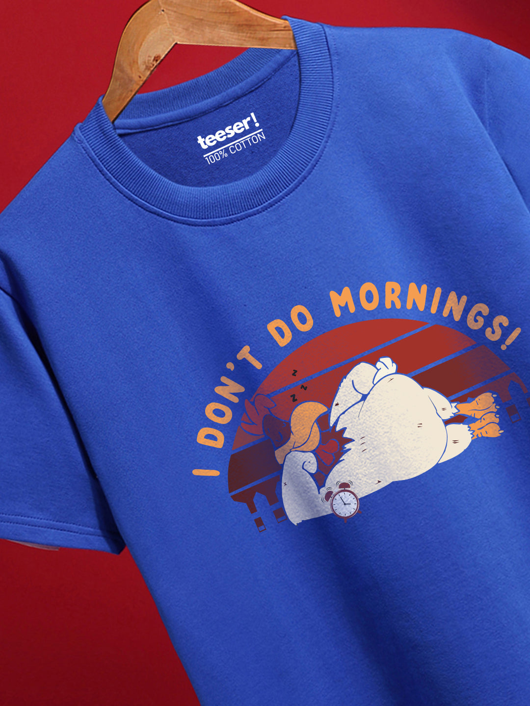 I DON'T DO MORNINGS Regular Fit T-Shirt