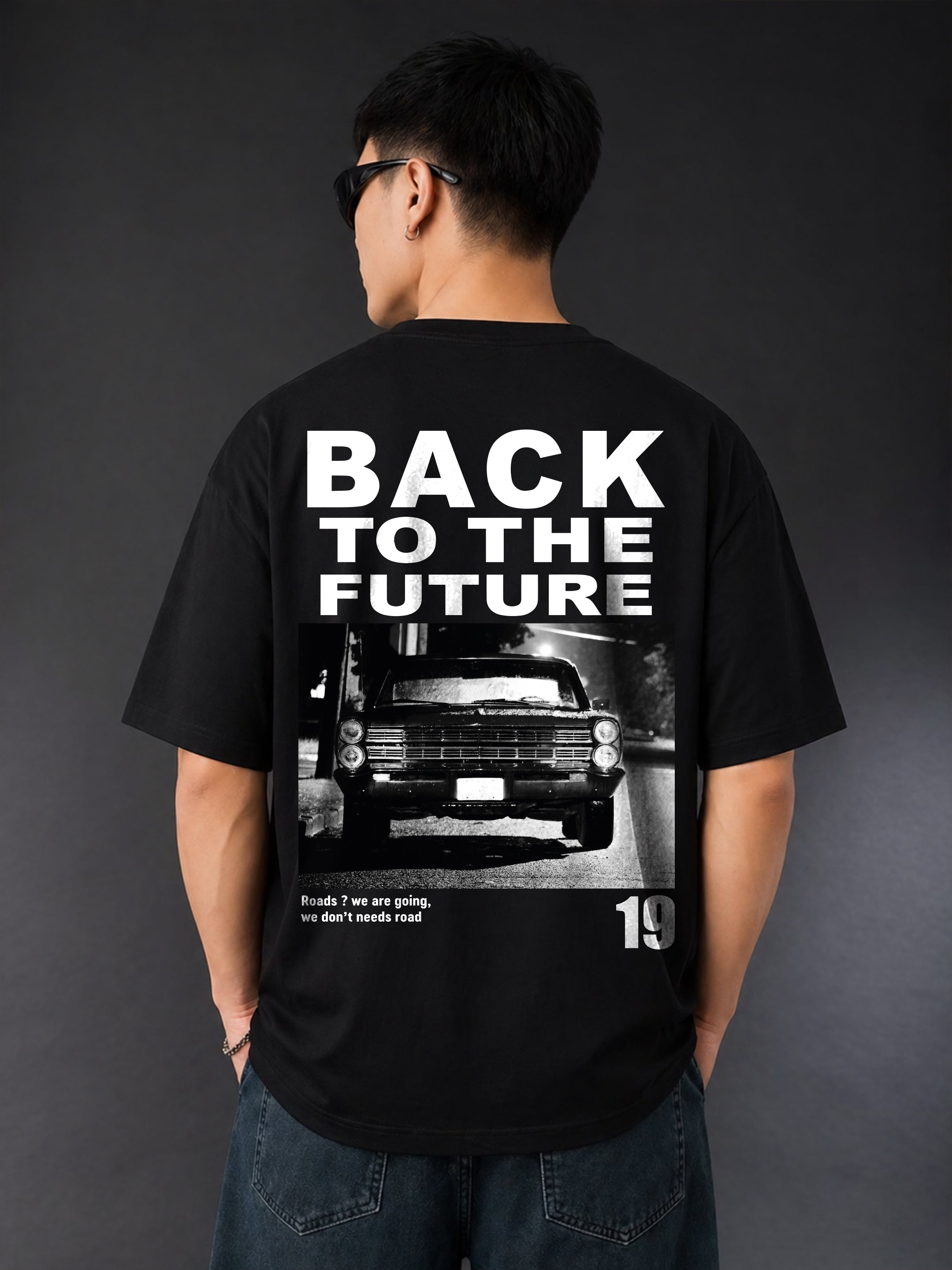 Back to the Future Oversized Fit T-Shirt