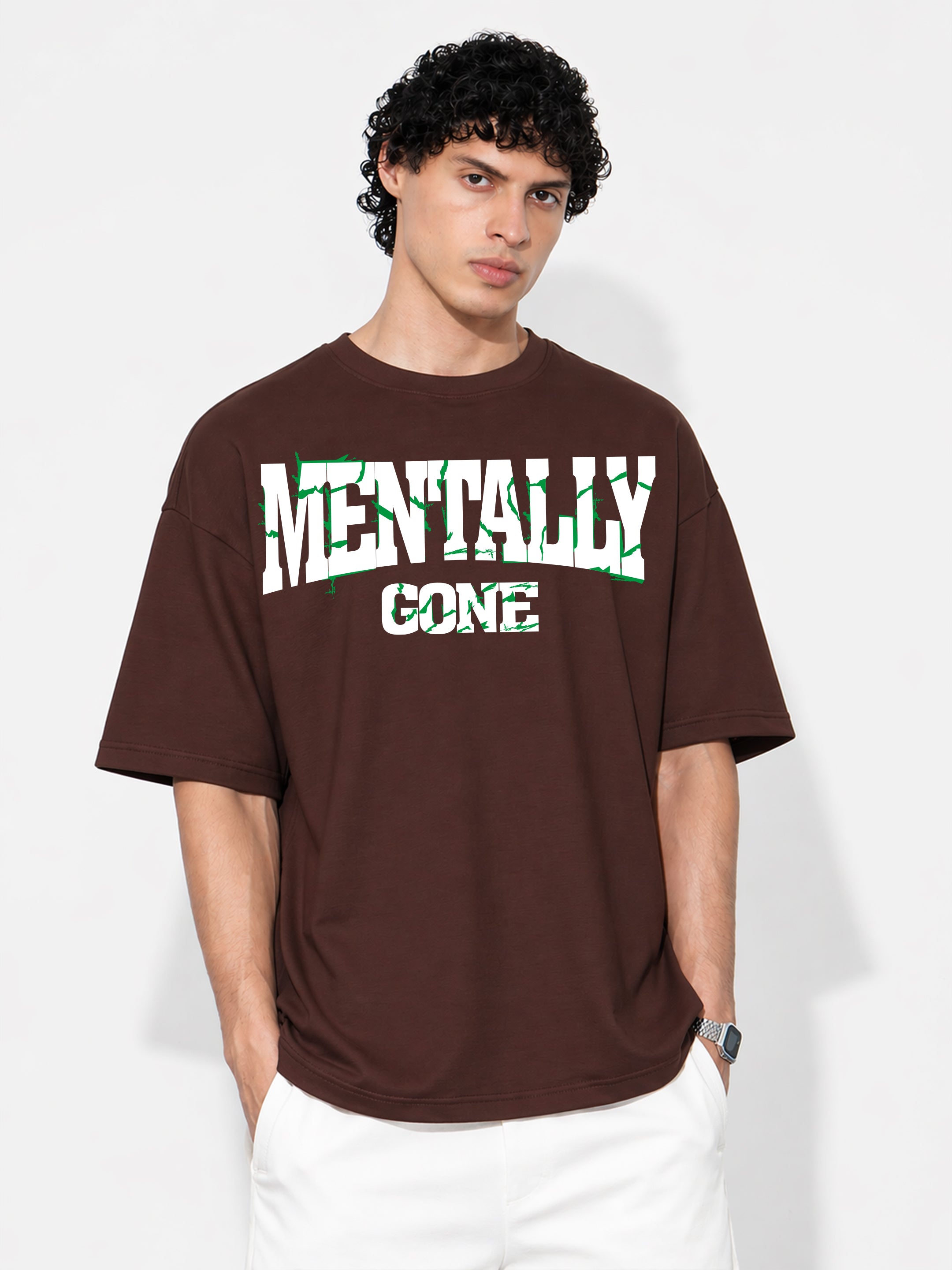 Mentally Gone Oversized Fit T-Shirt