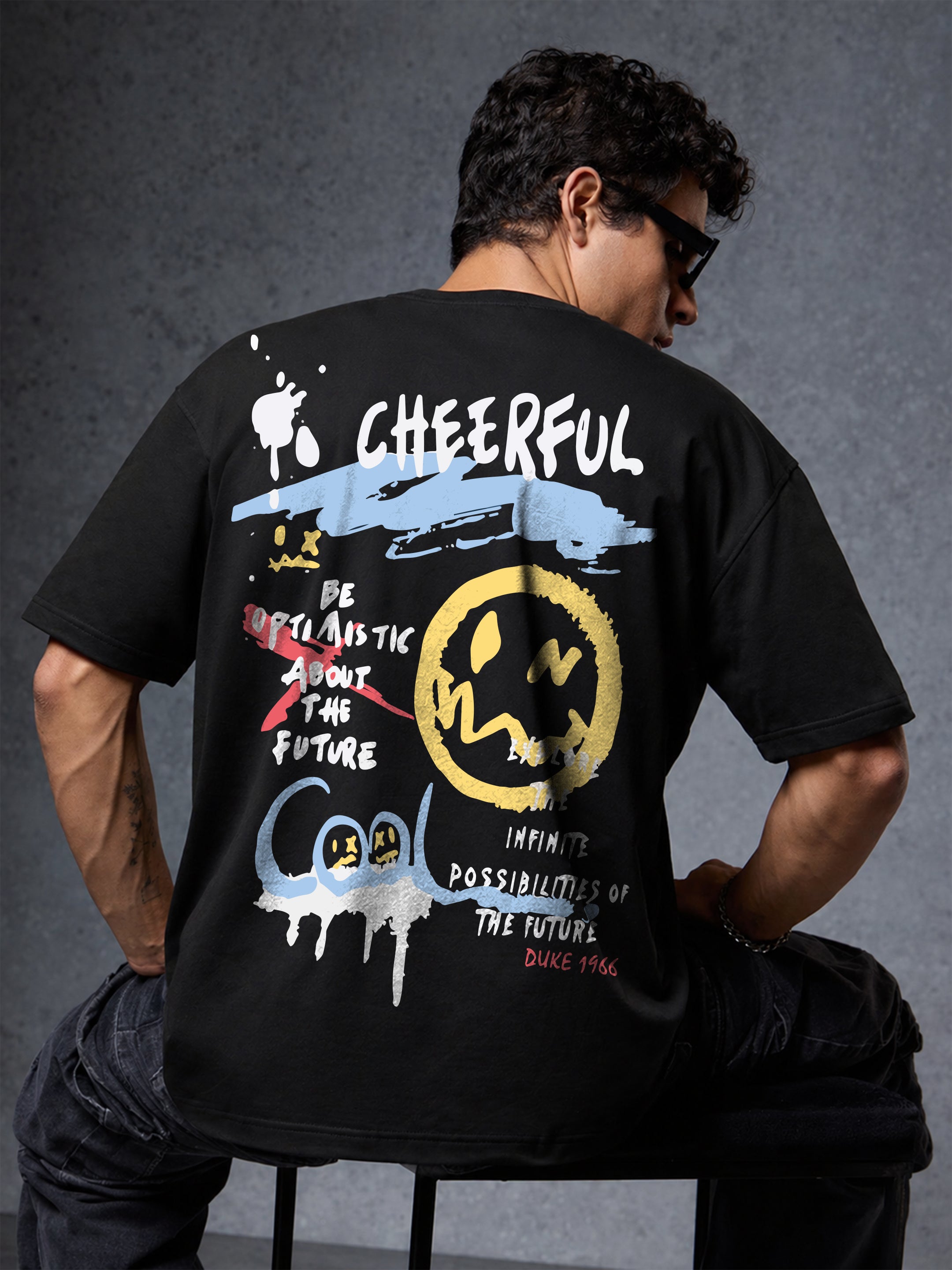 Cheerful Oversized Fit T-Shirt