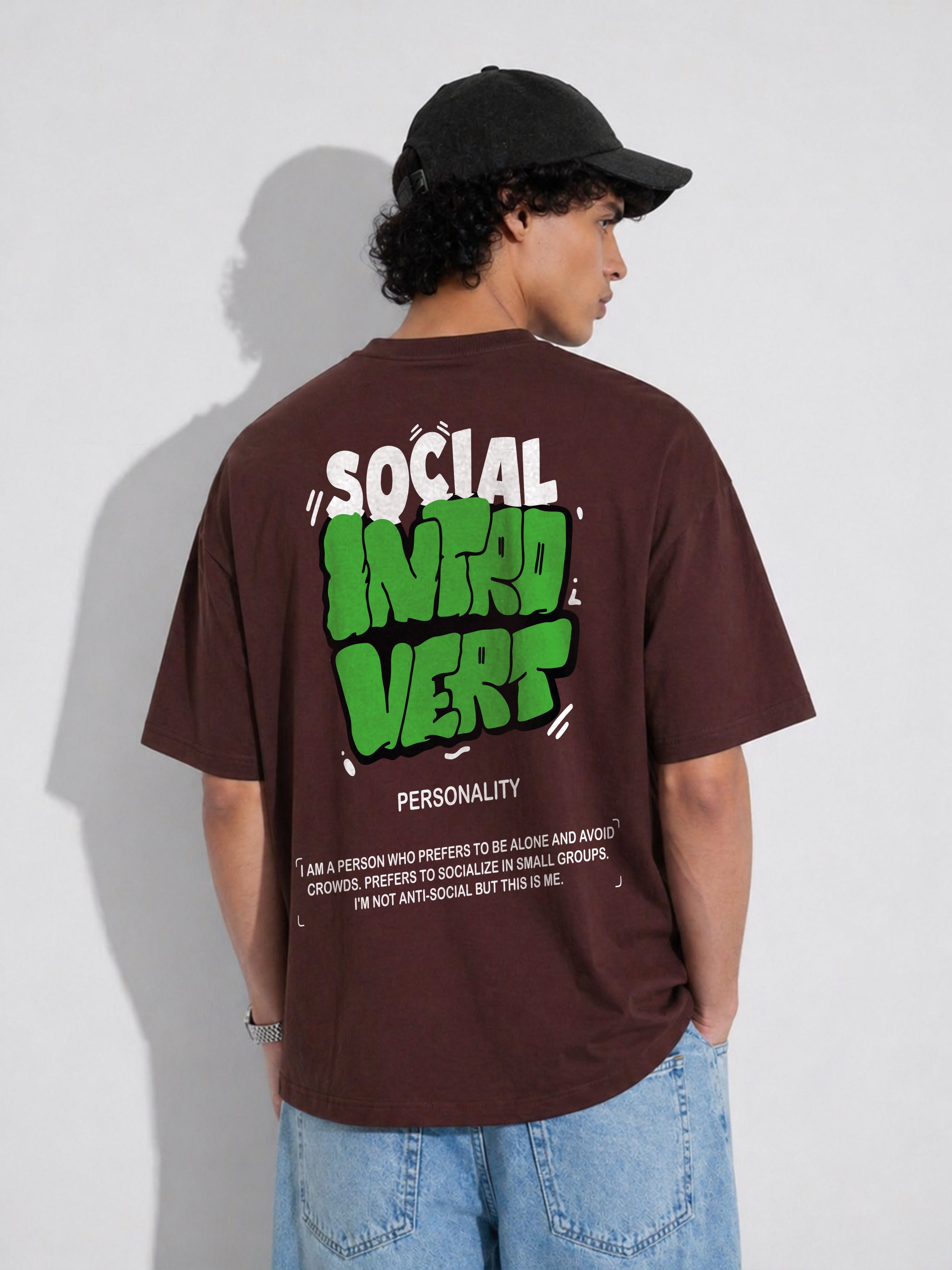 Introvert Oversized Fit T-Shirt