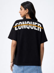 Conquer Oversized Fit T-Shirt For Women