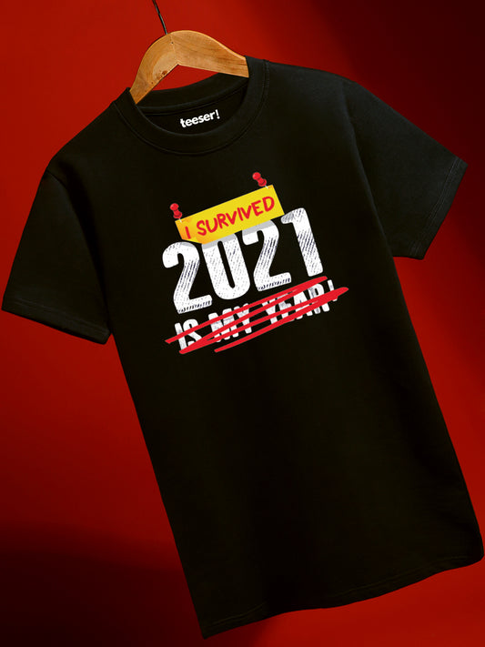 I Survived 2021 Regular Fit T-Shirt
