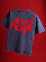 Red Flag Oversized Crew Neck T-Shirt