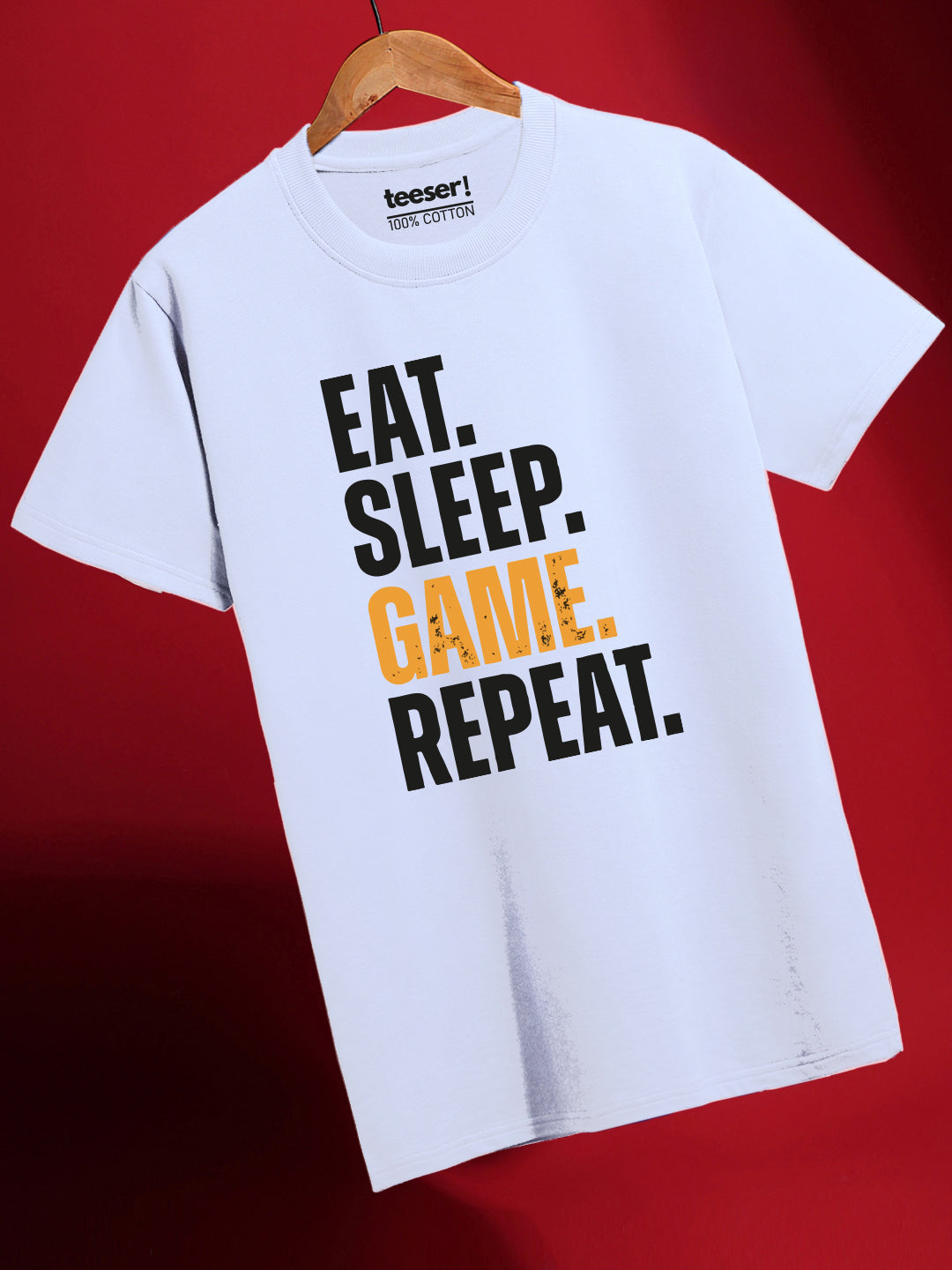 Eat Sleep Game Repeat Regular Fit T-Shirt