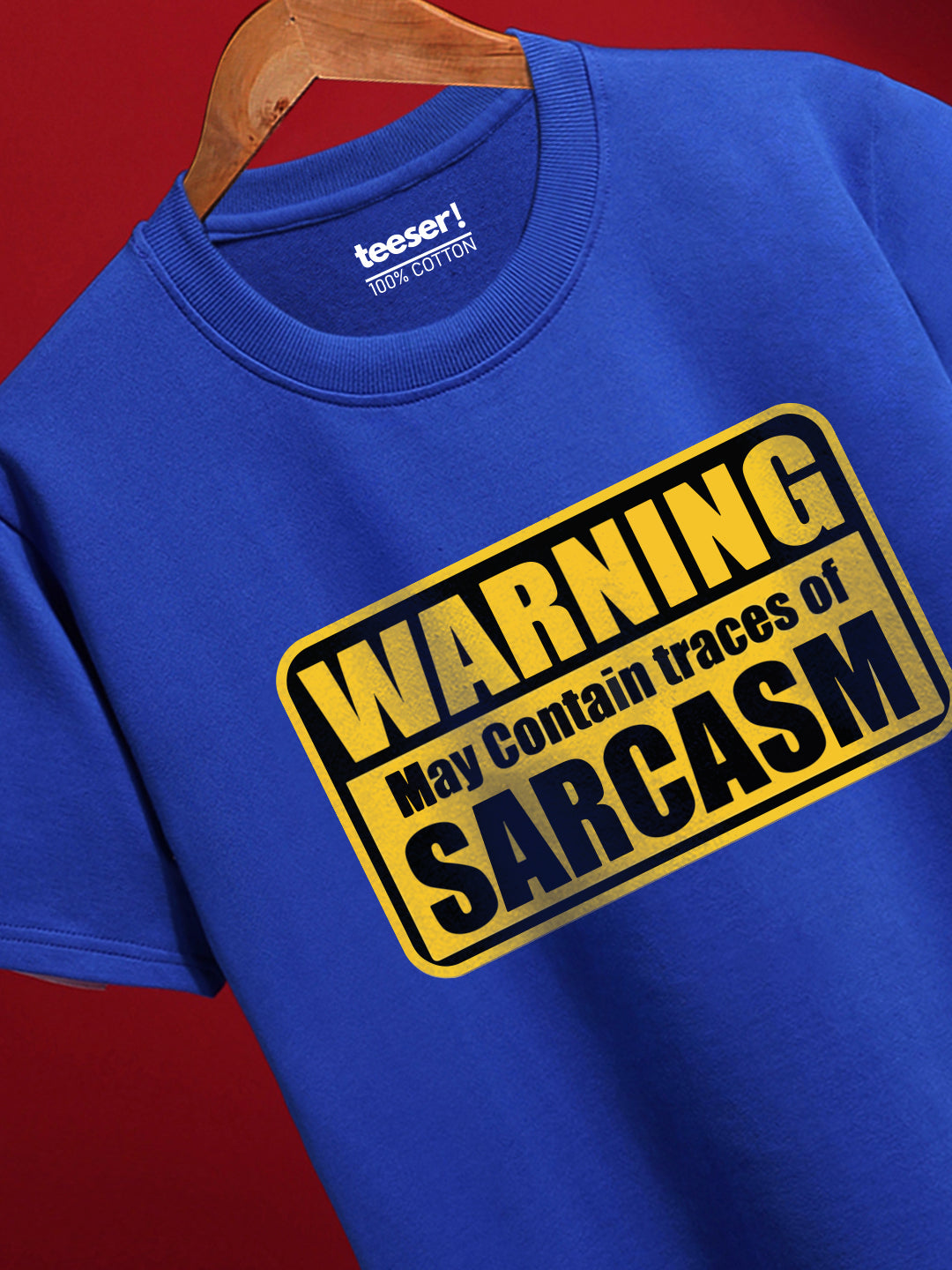 Warning Sarcasm Regular Fit T-Shirt