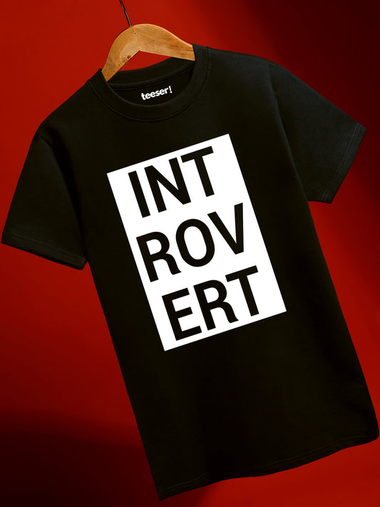 Introvert Regular Fit T-Shirt