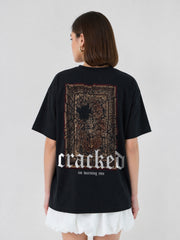 Cracked I'm Warning You Oversized Fit T-Shirt For Women