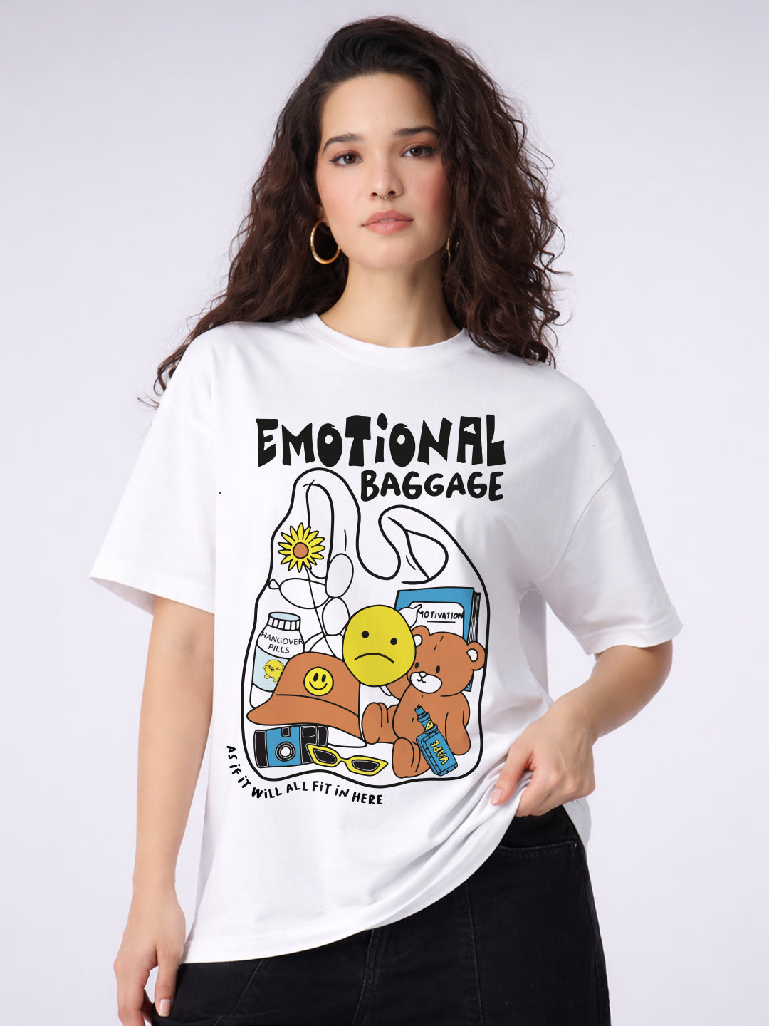 Emotional Baggage Oversized T-Shirt