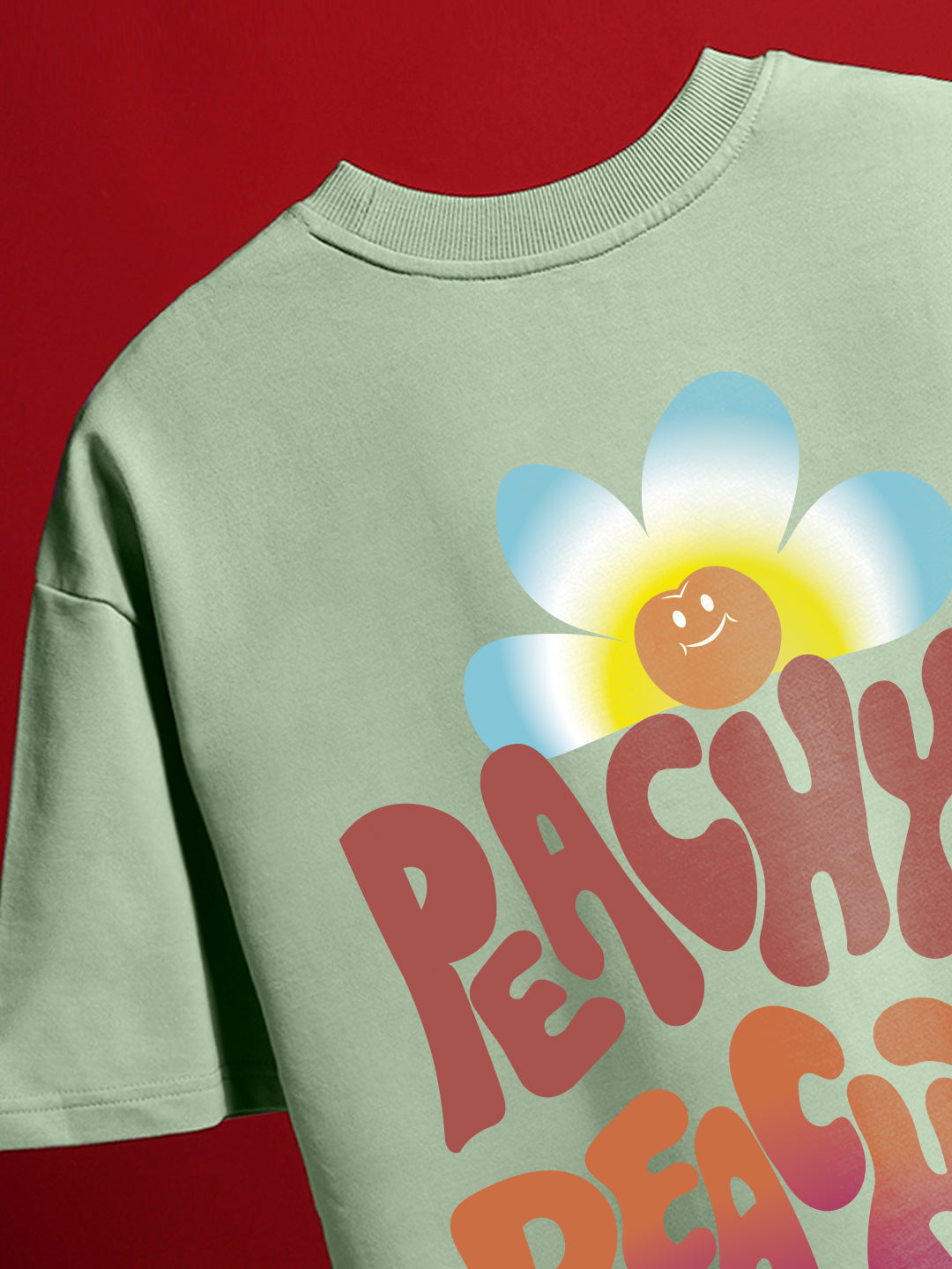 Peachy Beachy Oversized T-Shirt