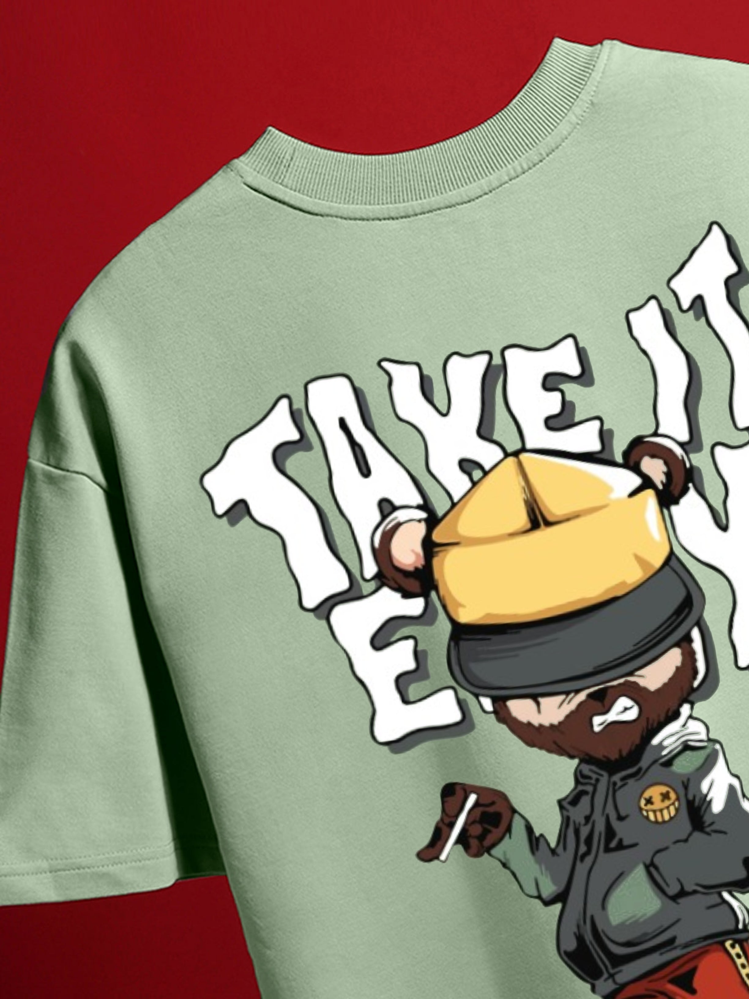 Take It Easy Oversized Fit T-Shirt