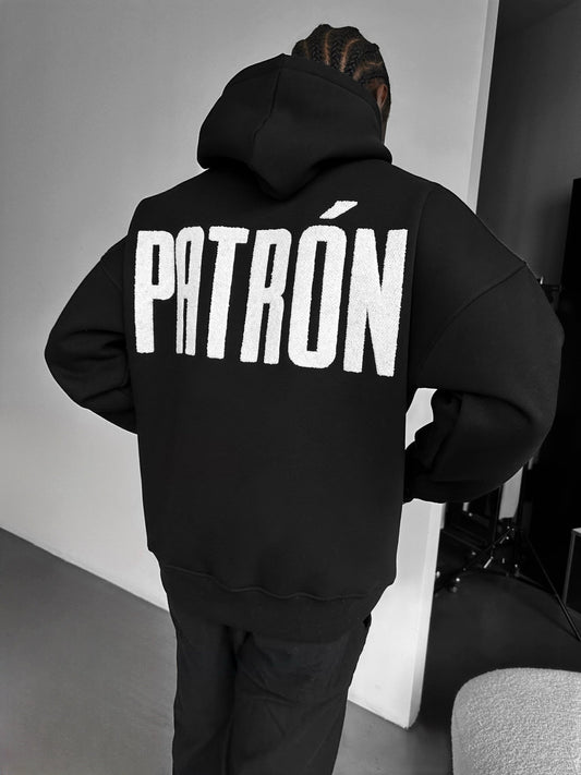Patron Drop Shoulder Graphic Hoodie