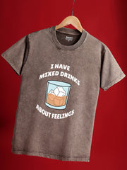 Mixed Drinks Regular Fit Crew Neck T-Shirt