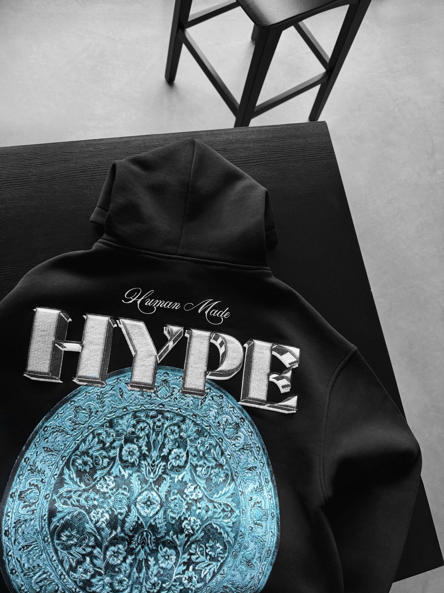 Human Made Hype Drop Shoulder Graphic Hoodie