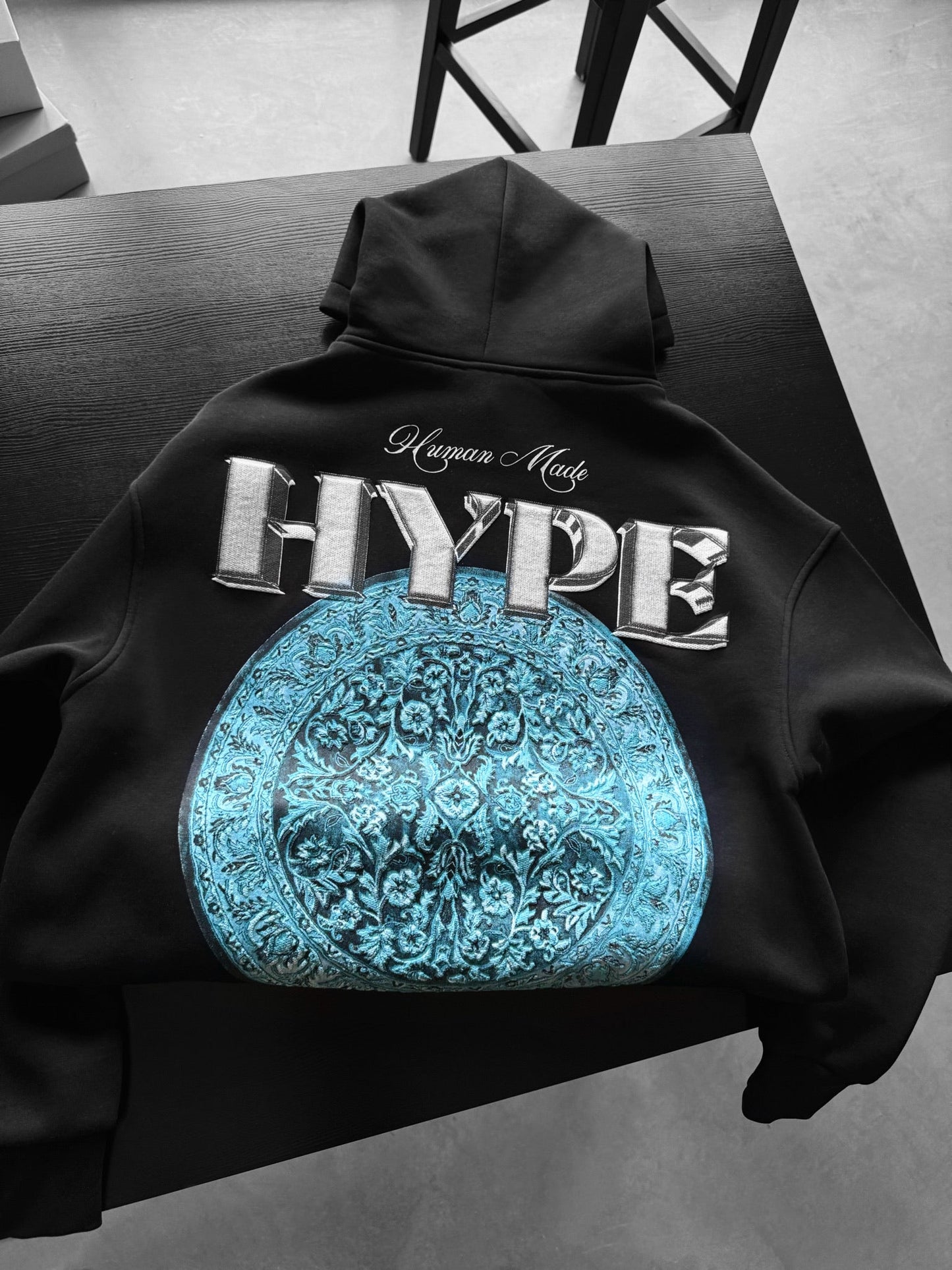 Human Made Hype Drop Shoulder Graphic Hoodie