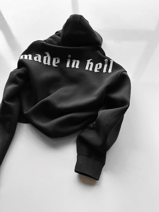 Made In Hell Drop Shoulder Graphic Hoodie