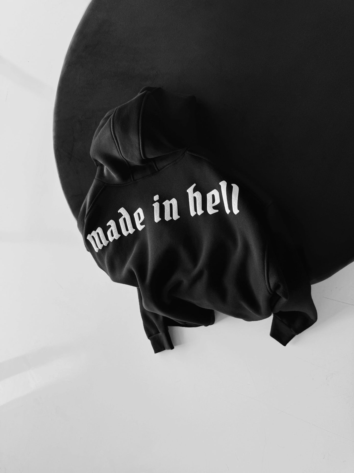 Made In Hell Drop Shoulder Graphic Hoodie