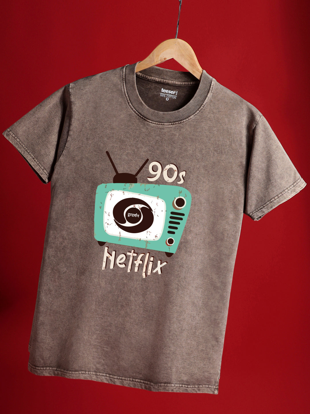 90s Netflix Regular Crew Neck T-Shirt