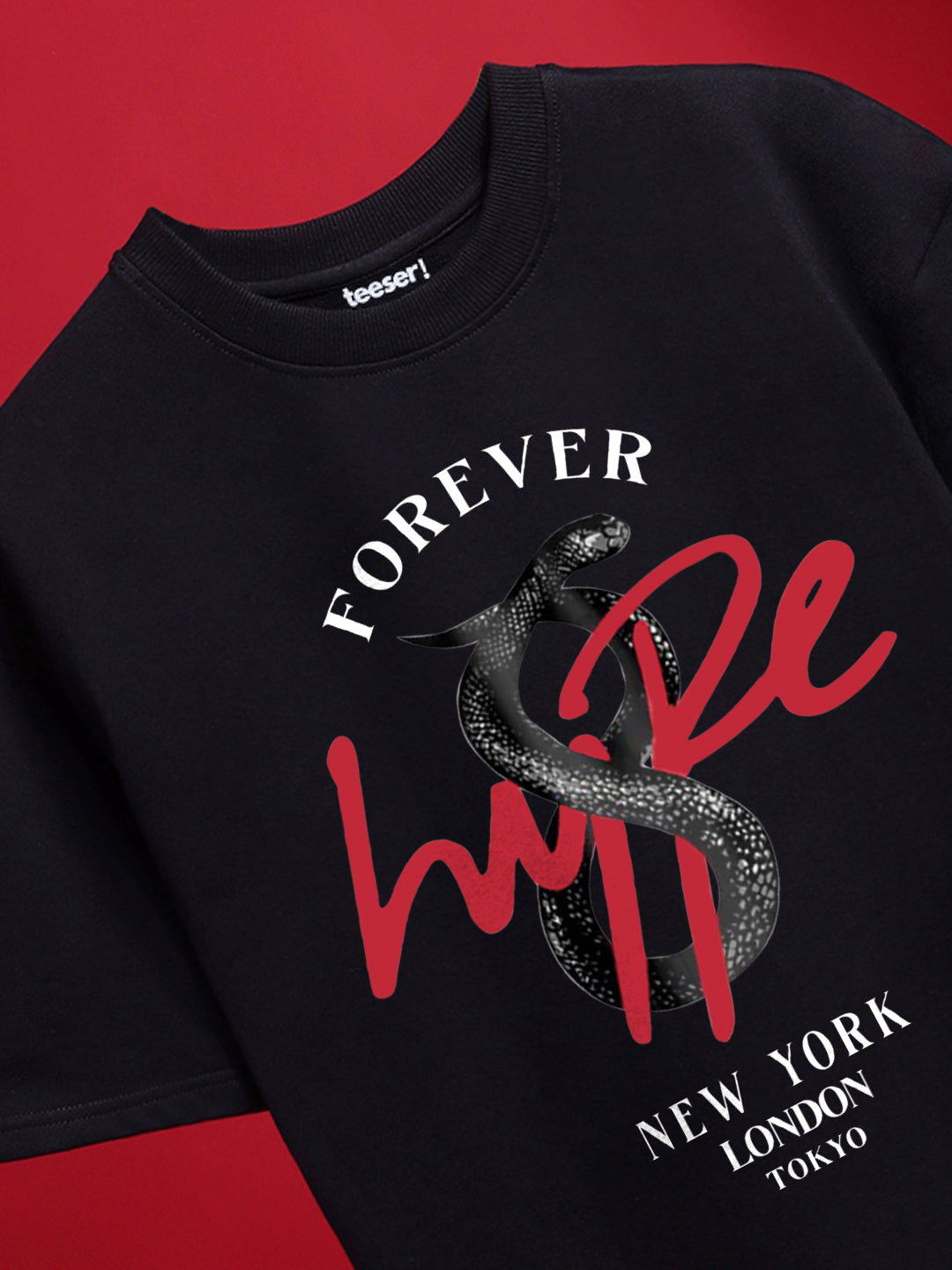 تيشيرت بقصة واسعة للغاية (Forever)