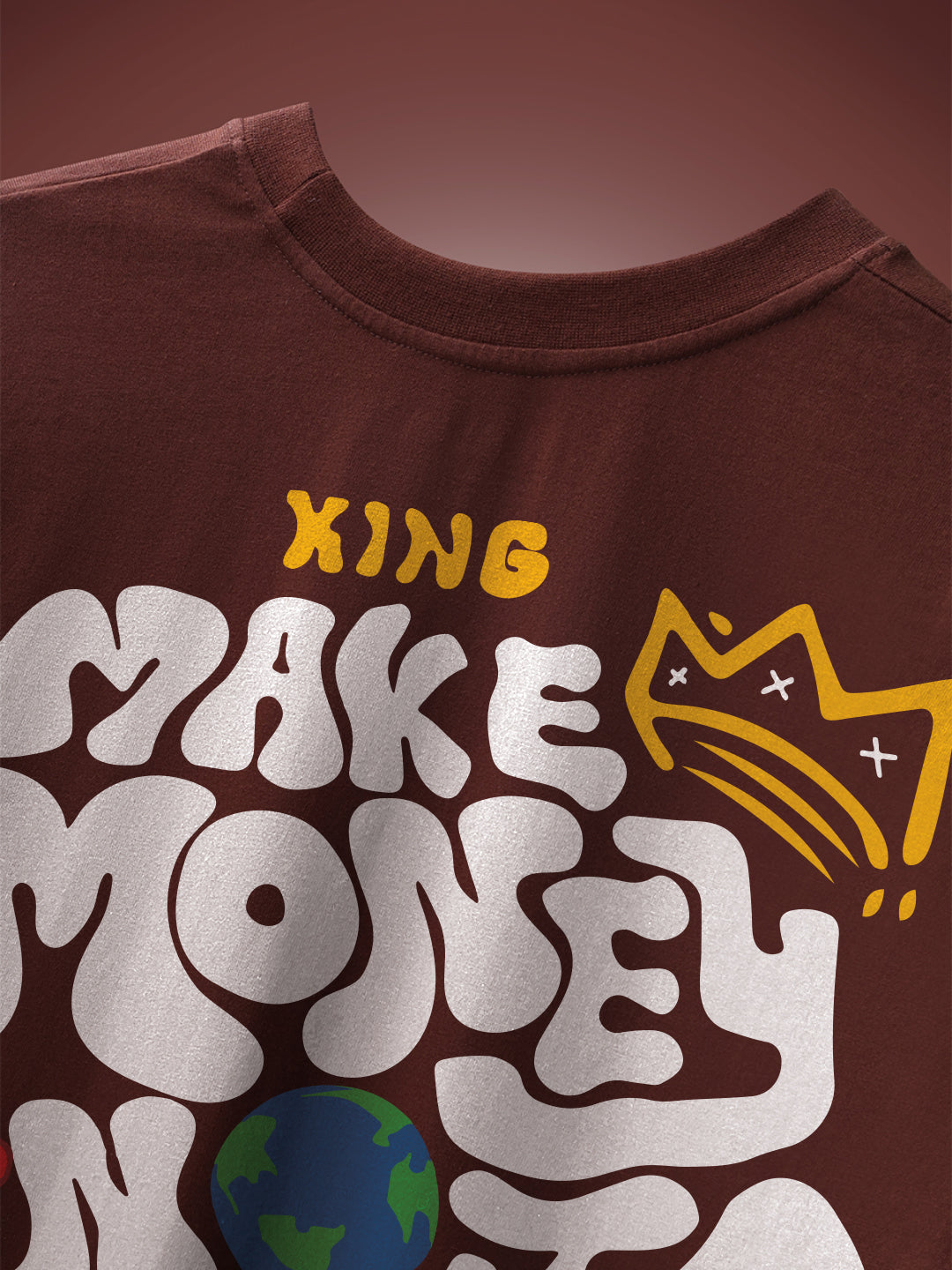 Make Money Not Friend Oversized Fit T-Shirt