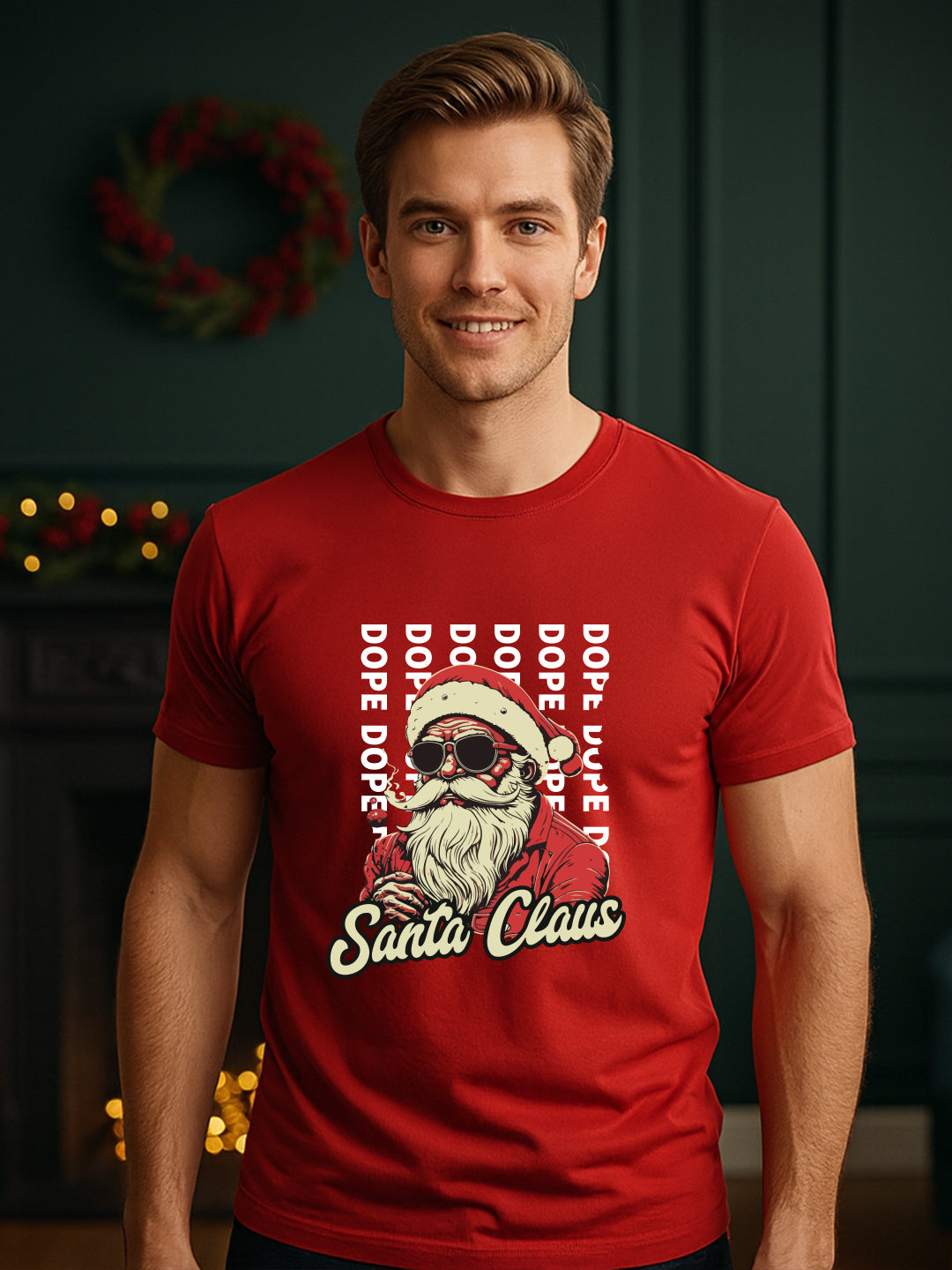 Santa Claus Regular T-Shirt For Men