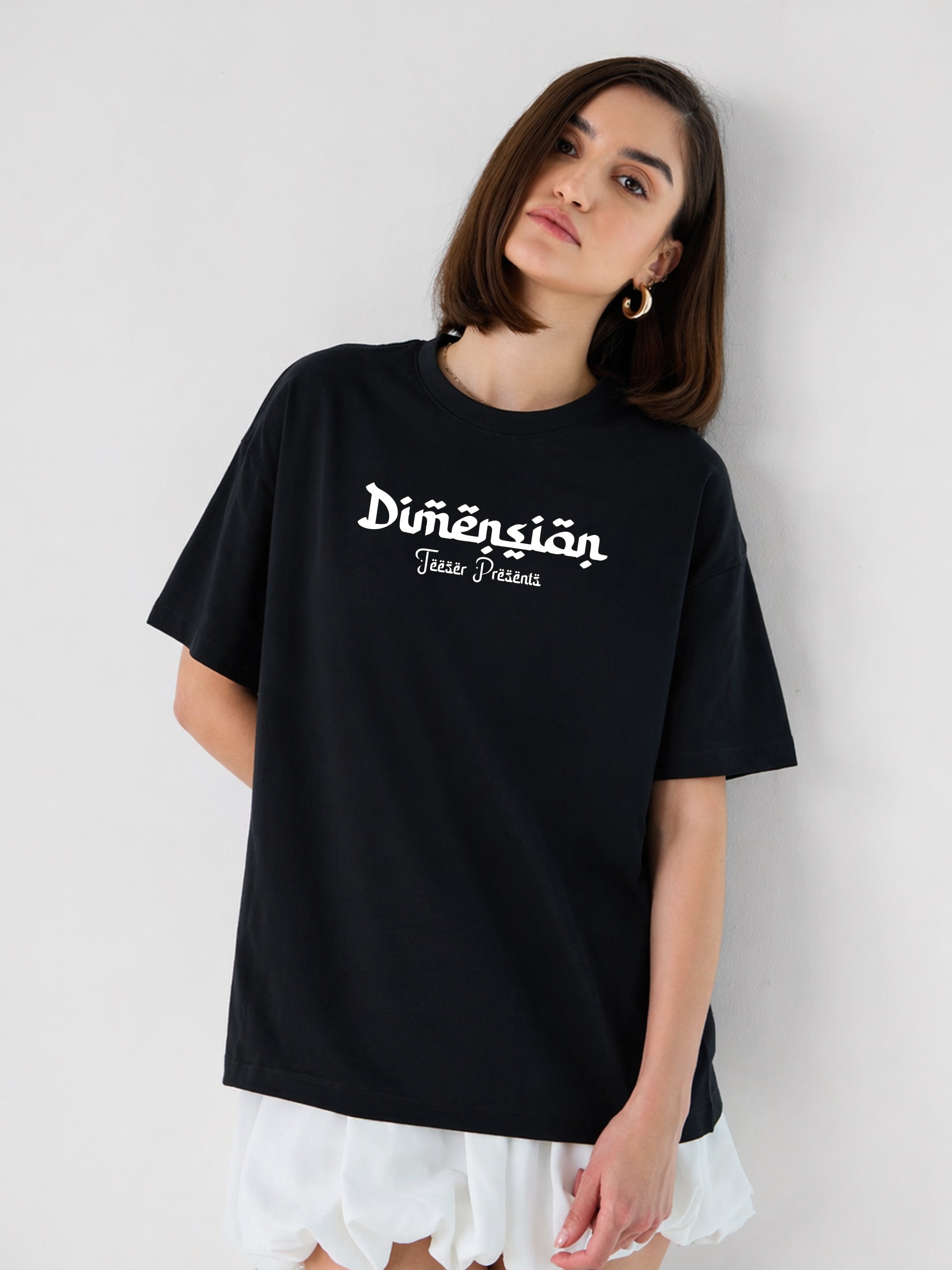 Dimension Oversized Fit T-Shirt For Women