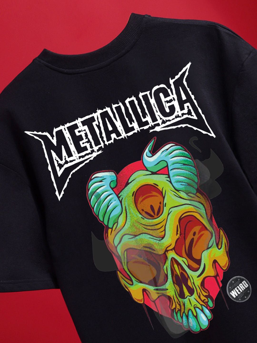 Weird Metallica Oversized T-Shirt
