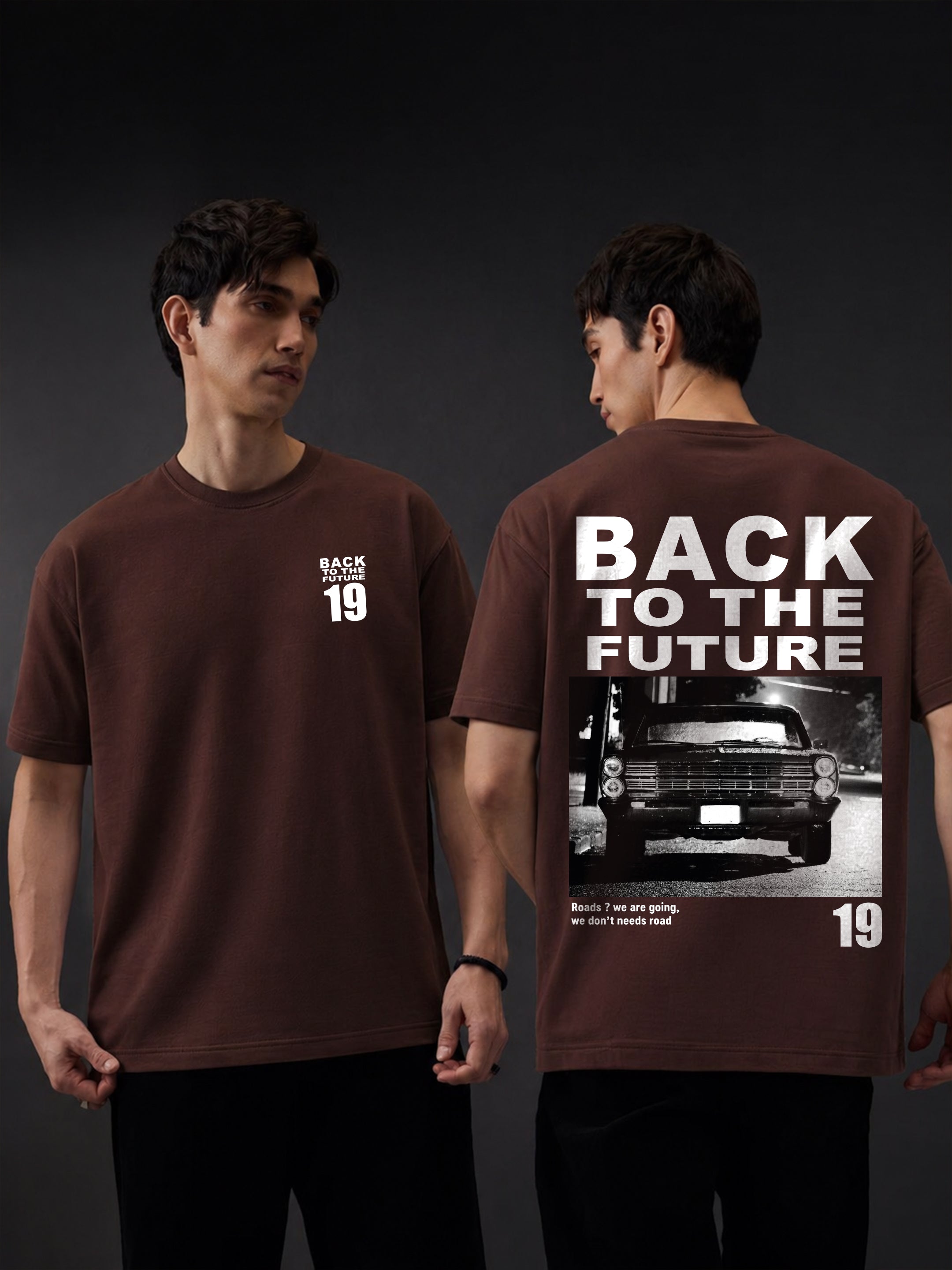 Back to the Future Oversized Fit T-Shirt