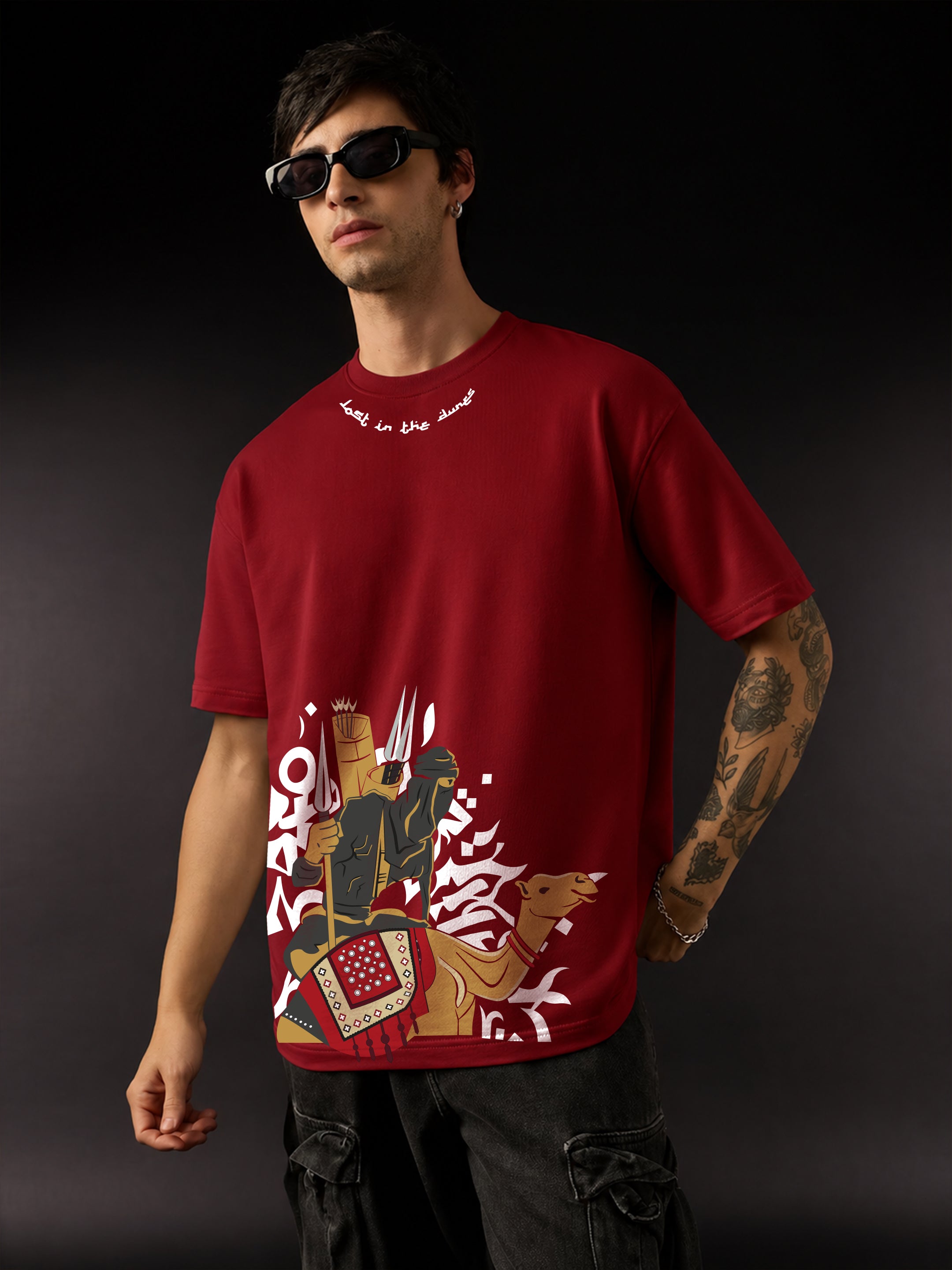 Lost In The Winds Oversized Fit T-Shirt