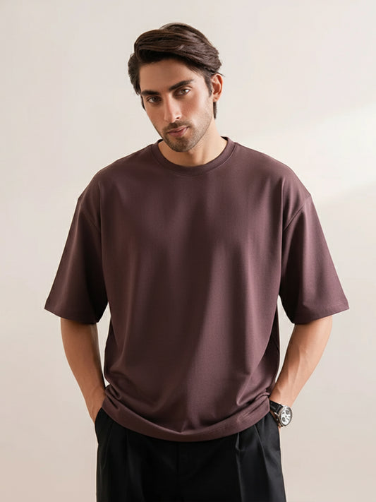 Classic Plum Oversize T-Shirt