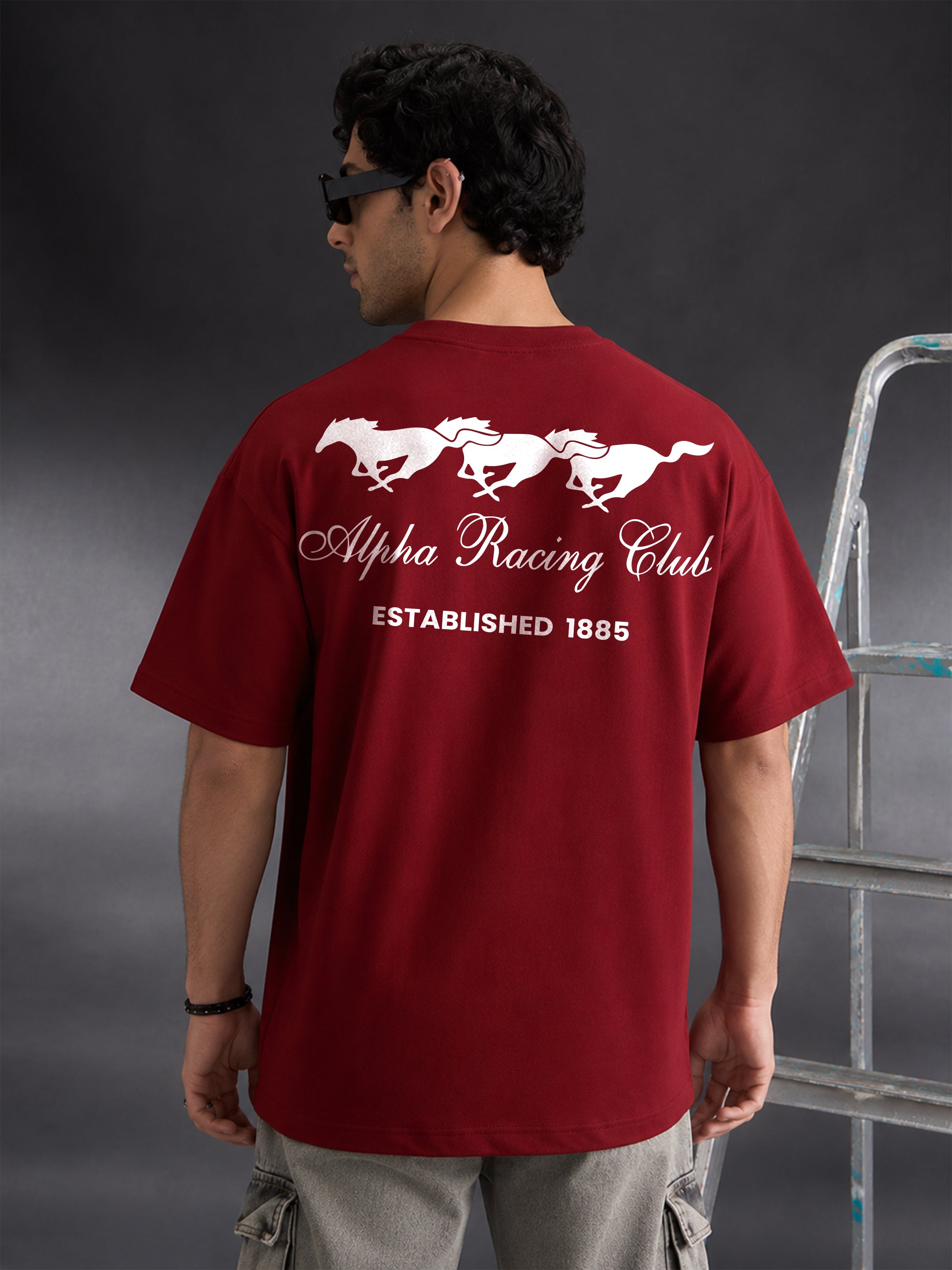 Alpha Racing Club Oversized Fit T-Shirt