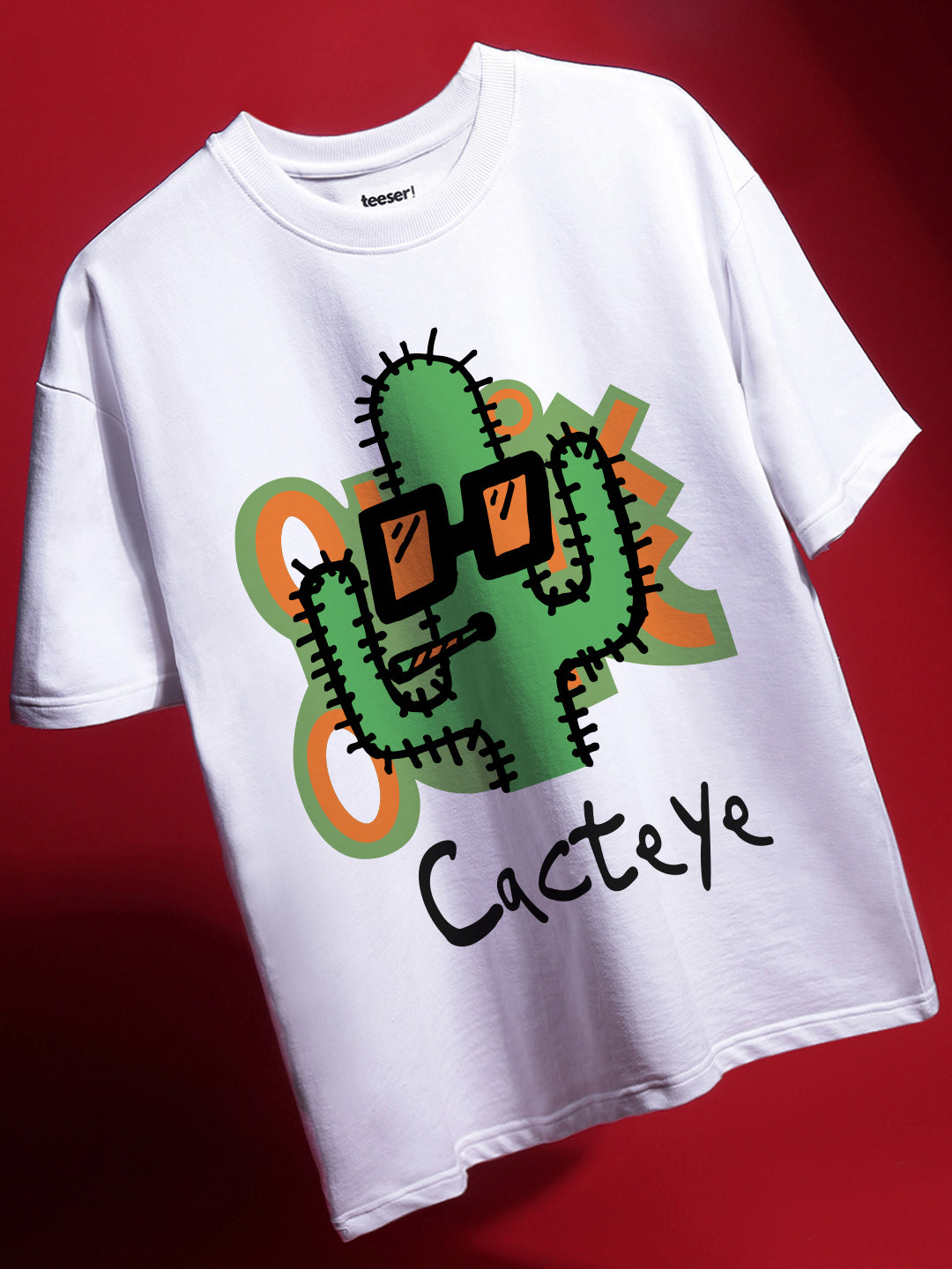 تيشيرت Cacteye بقصة واسعة